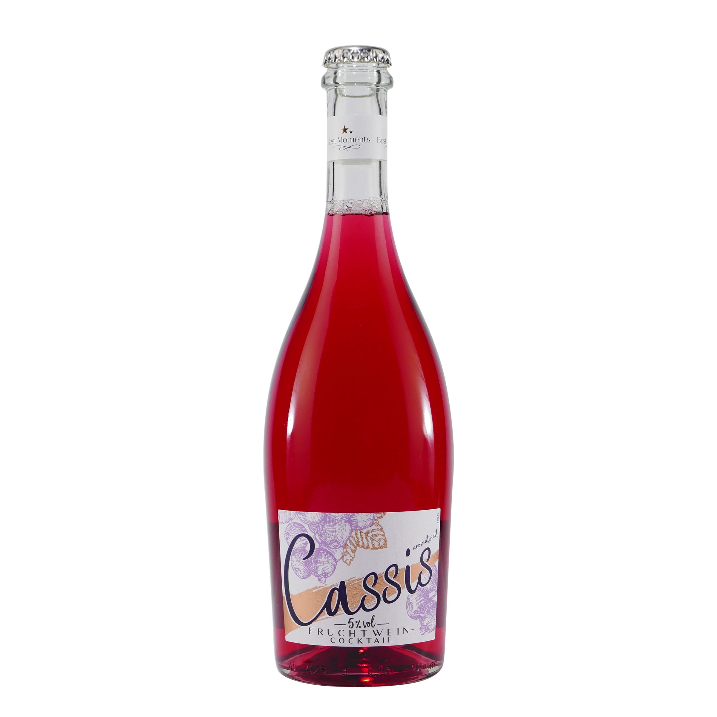 Cassis Fruchtwein Cocktail