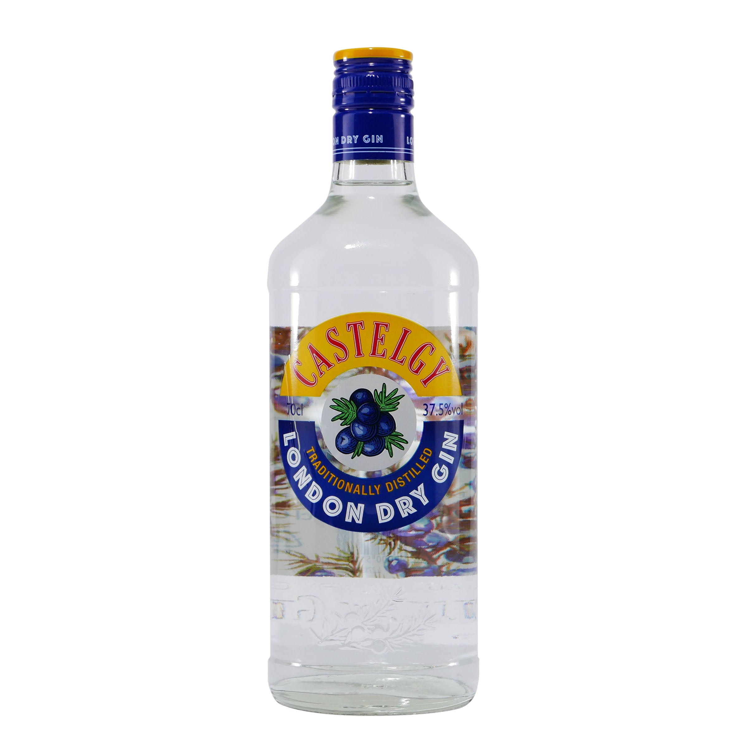 Castelgy London Dry Gin mit Geschenk-Holzkiste