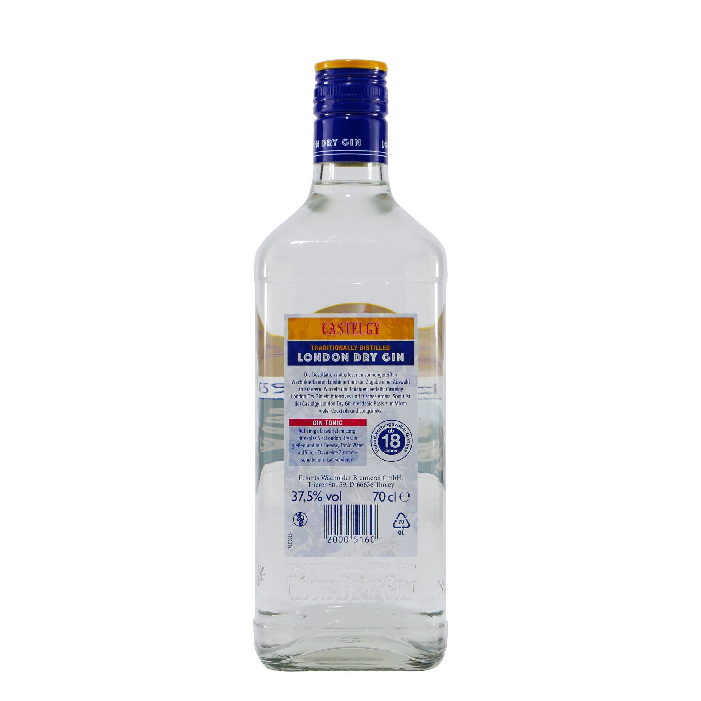 Castelgy London Dry Gin (6 x 0,7L)