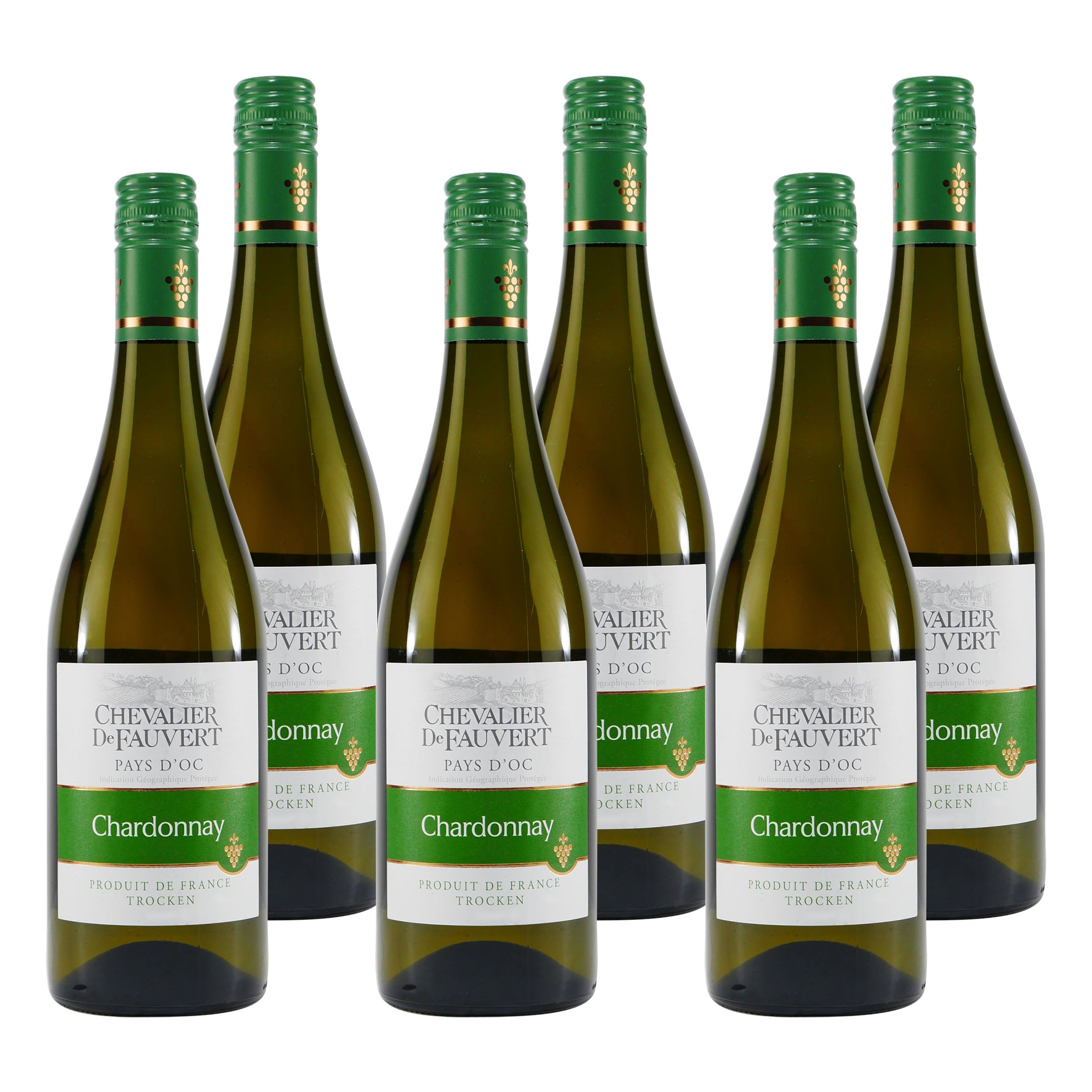 Chevalier de Fauvert Chardonnay IGP -trocken- (6 x 0,75L)