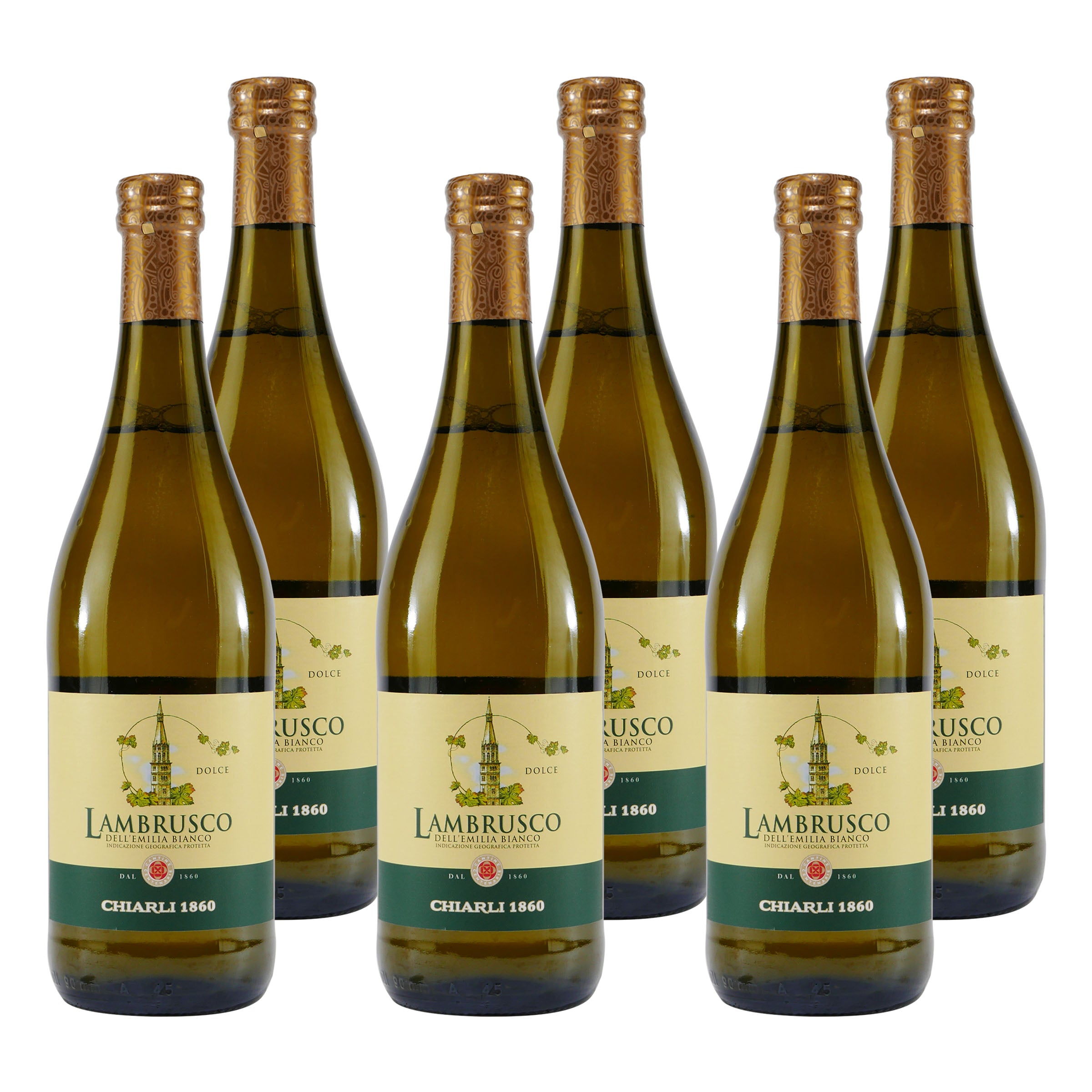 Chiarli Lambrusco Bianco IGP -lieblich- (6 x 0,75L)