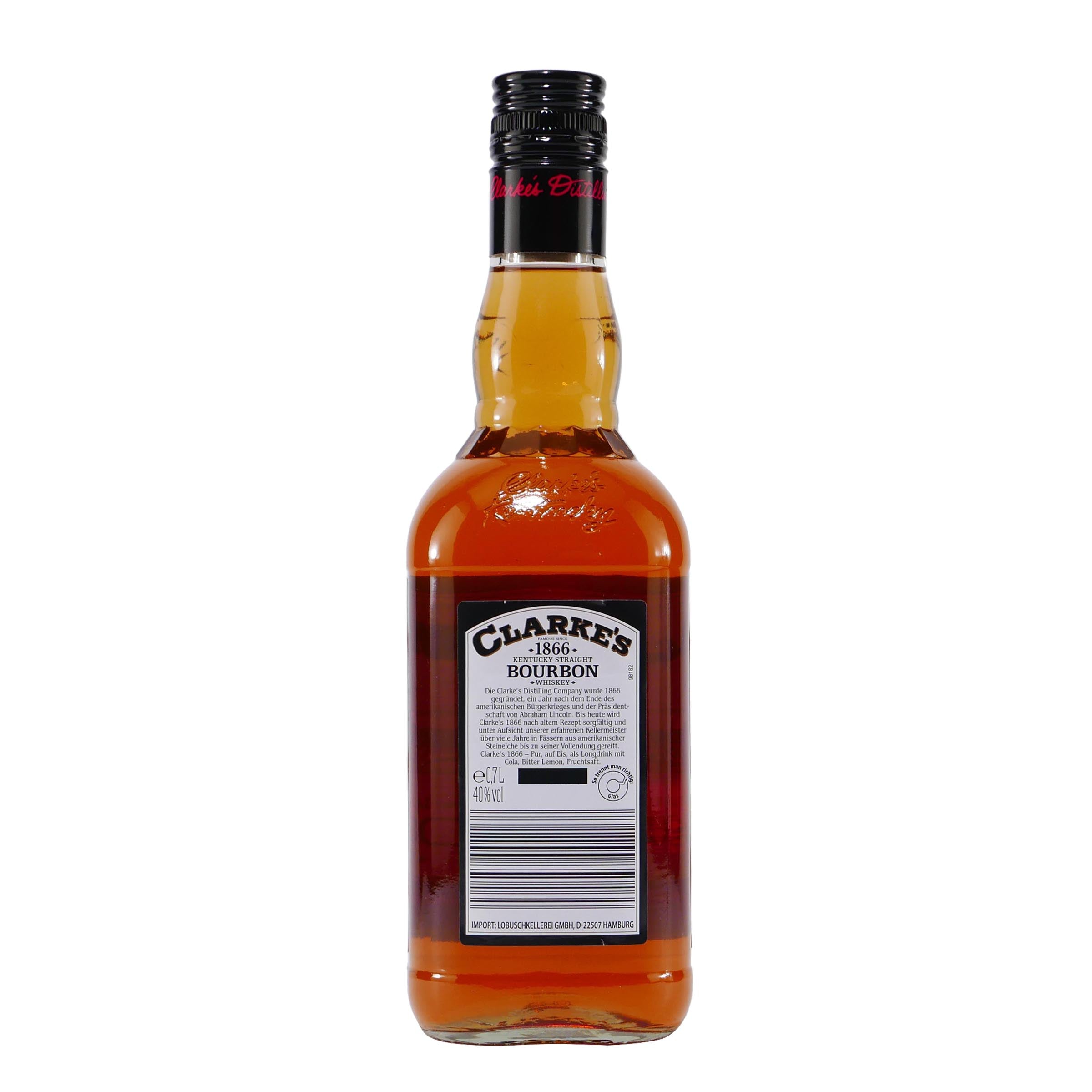 Clarke´s Bourbon Whiskey (6 x 0,7L)