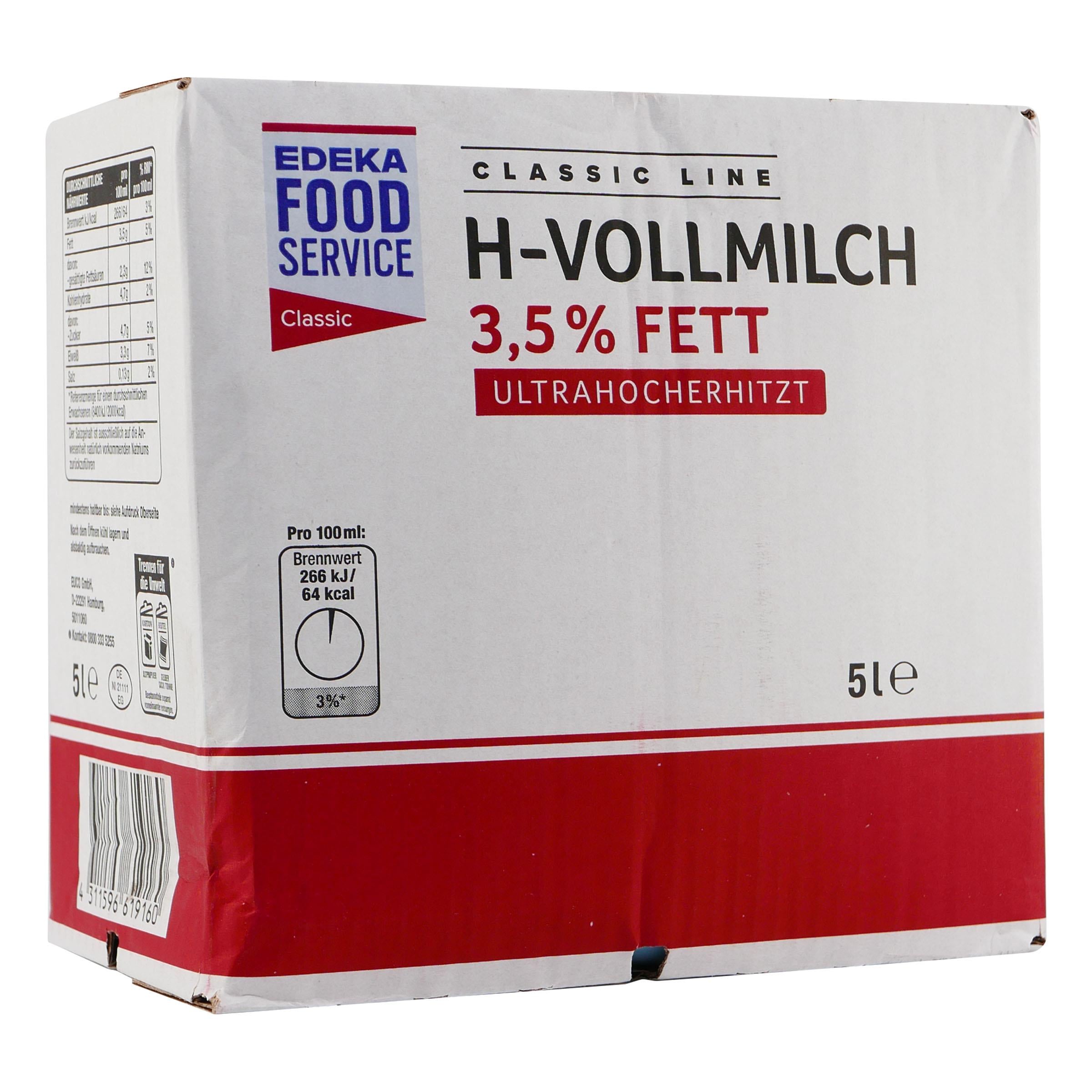 Classic Line H-Vollmilch 3,5% Fett 5L BIB