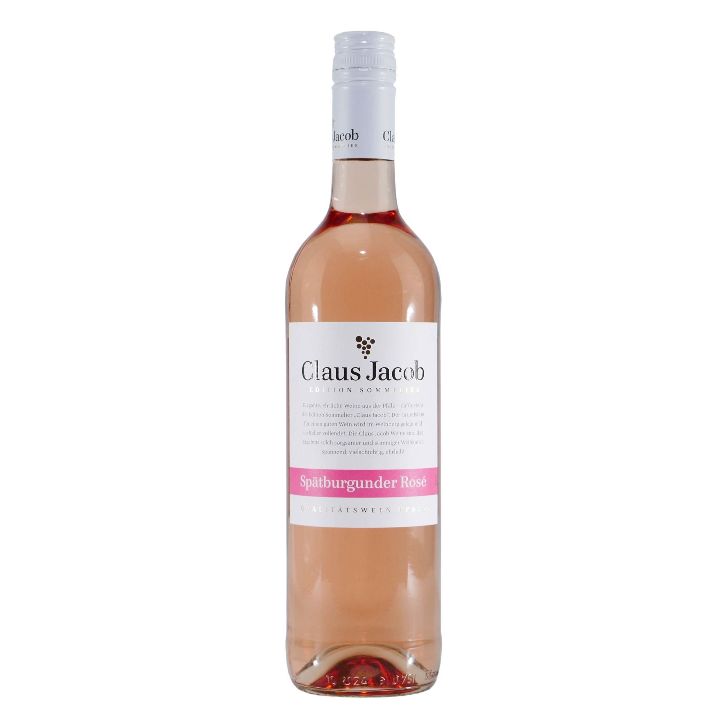 Claus Jacob Spätburgunder Rosé QbA -trocken- (6 x 0,75L)