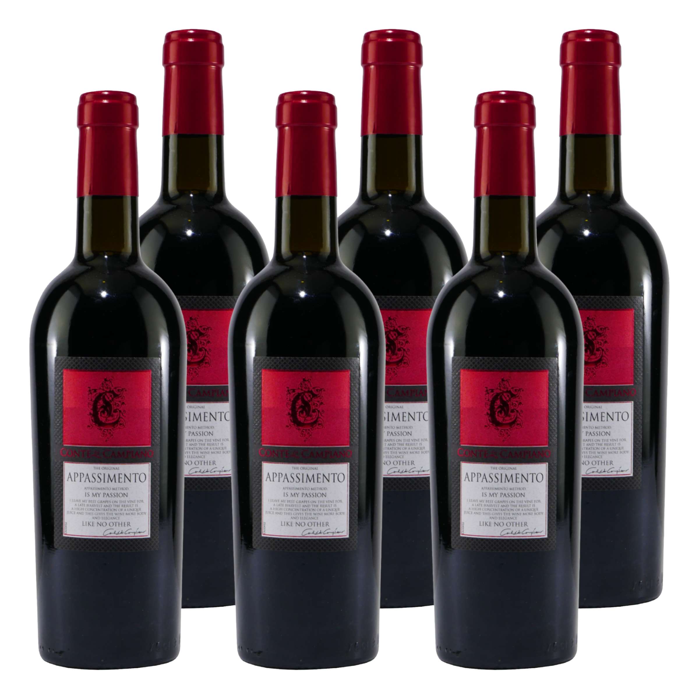 Conte di Campiano Negroamaro Passito IGT -trocken- (6 x 0,75L)
