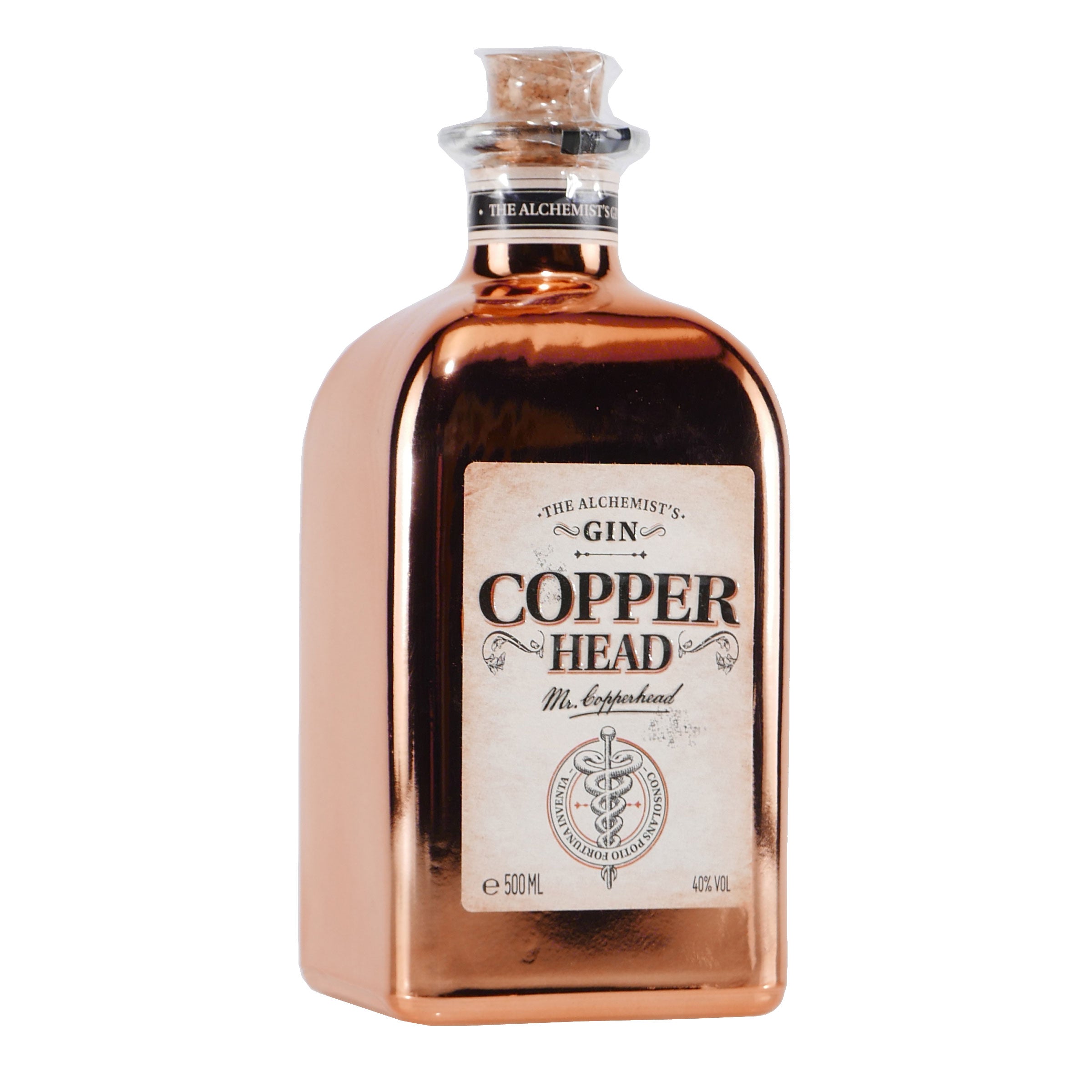 COPPERHEAD - The Alchemists Gin mit Geschenk-Holzkiste