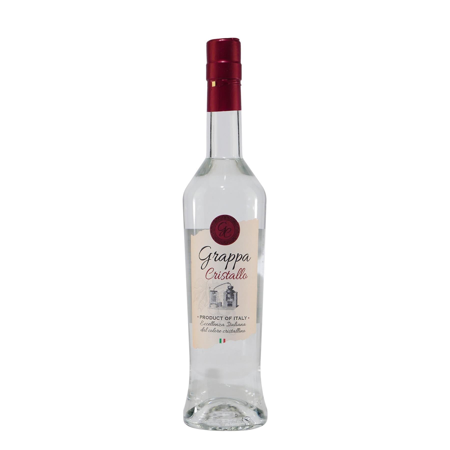 Cristallo Grappa mit Geschenk-Holzkiste