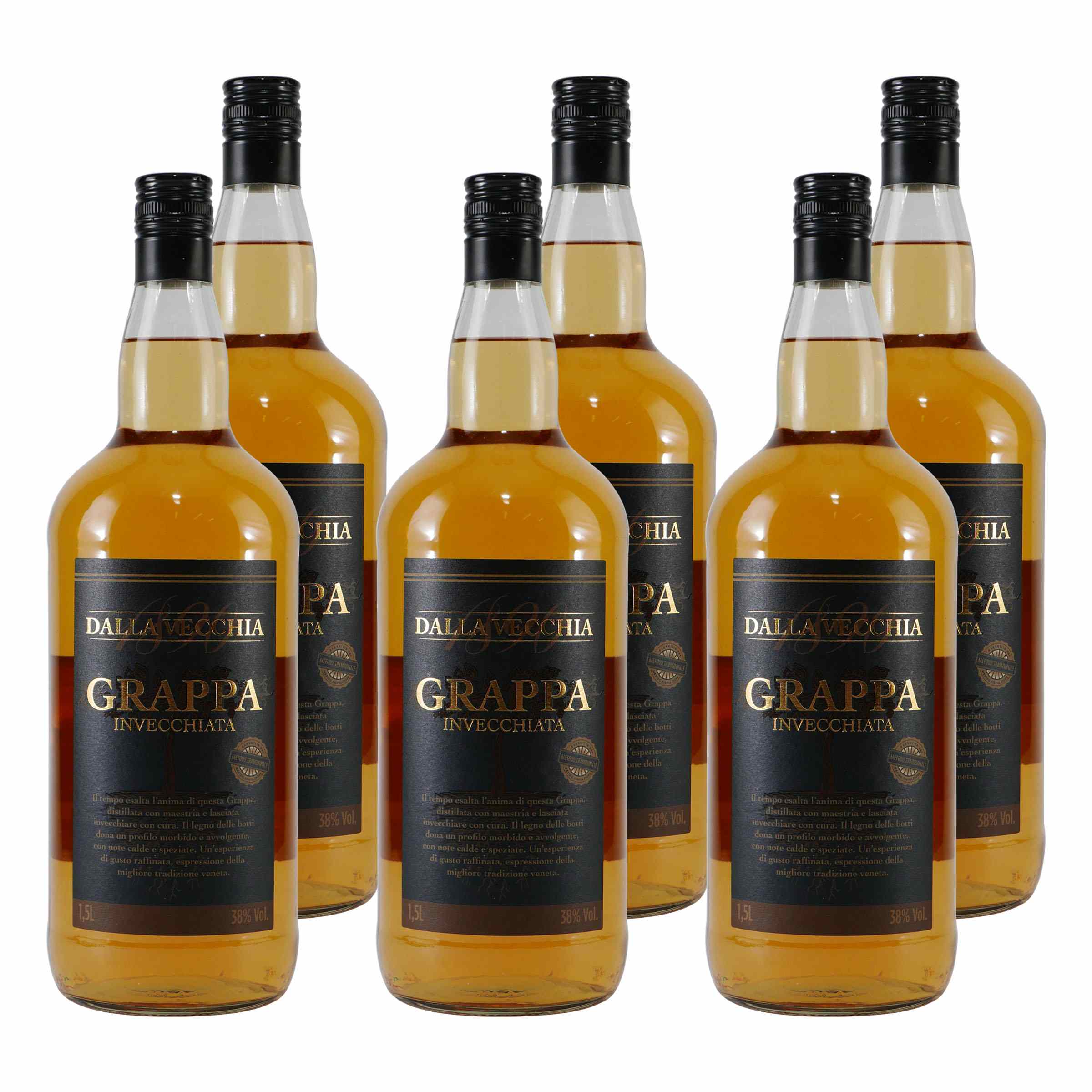 Dalla Vecchia Grappa Invecchiata (6 x 1,5L)