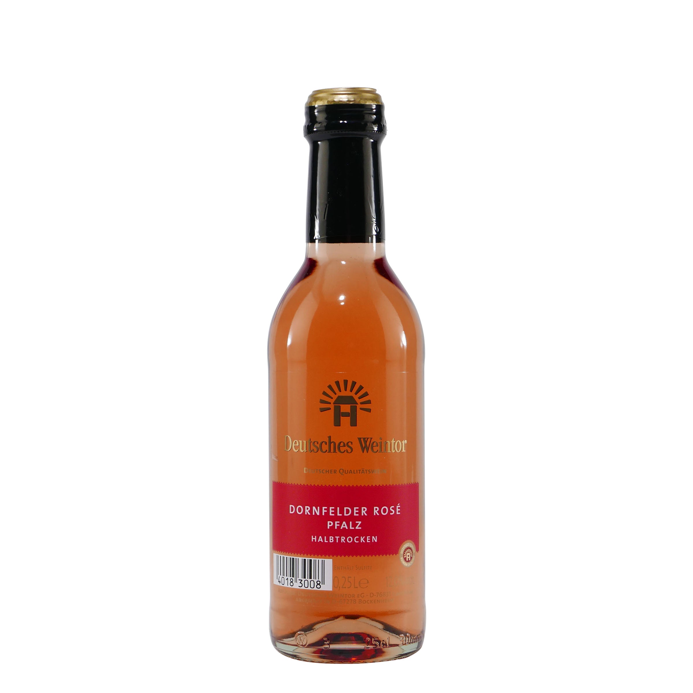 Deutsches Weintor Dornfelder Rosé -halbtrocken- (6 x 0,25L)