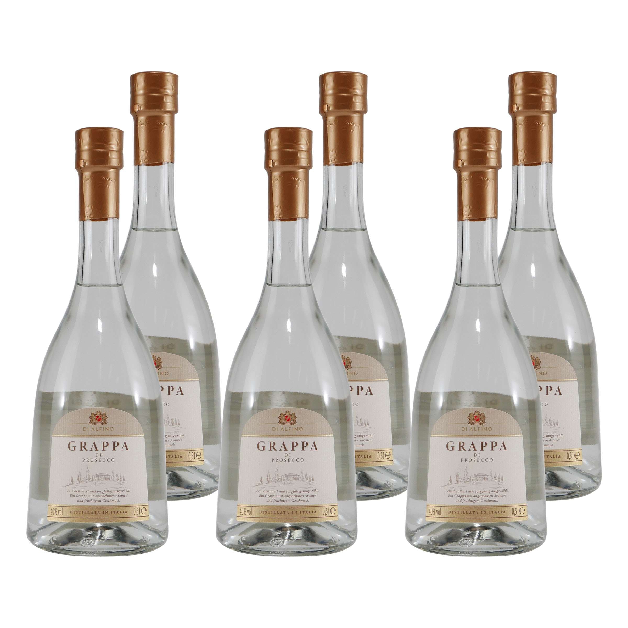 Di Alfino Grappa di Prosecco (6 x 0,5L)