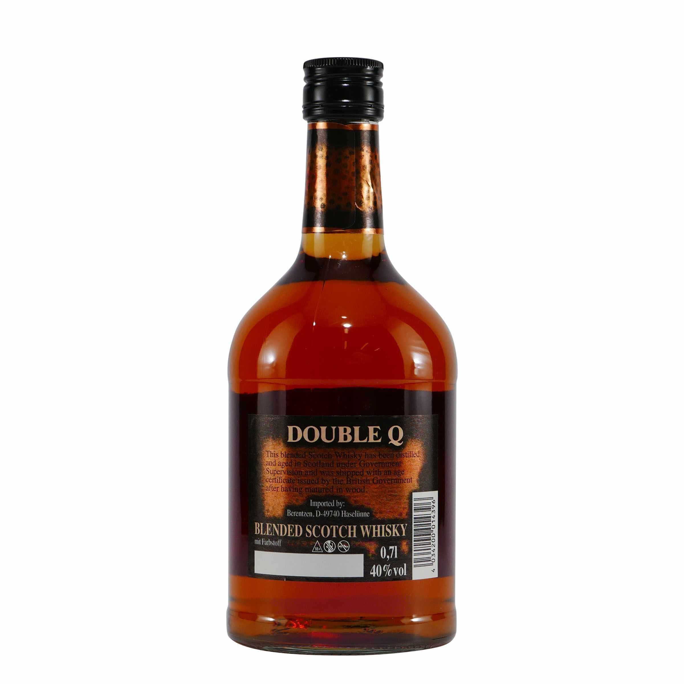 Double Q Blended Scotch Whisky mit Geschenk-Holzkiste