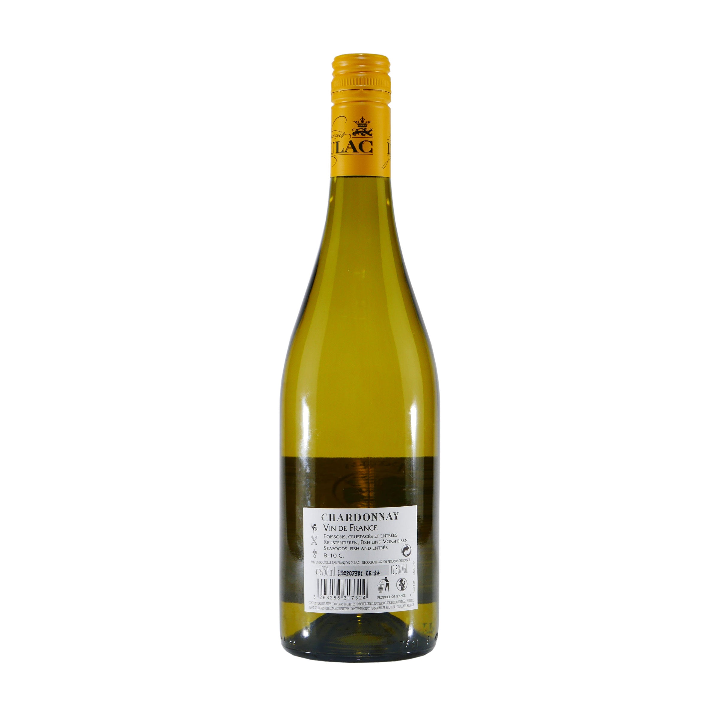 Dulac Cépages Chardonnay Vin de France - Weißwein (6 x 0,75L)