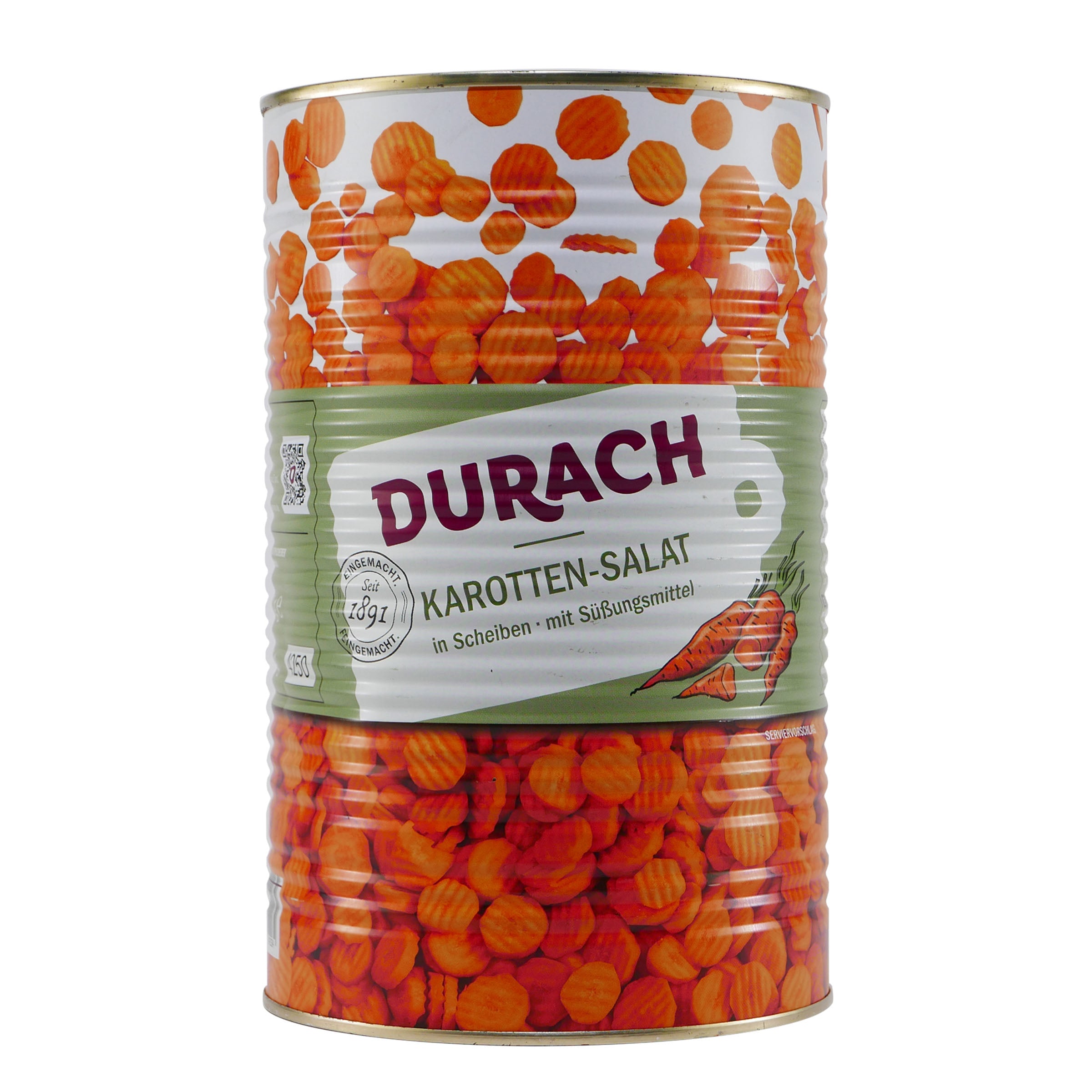 Durach Karotten-Salat in Scheiben 4,0KG