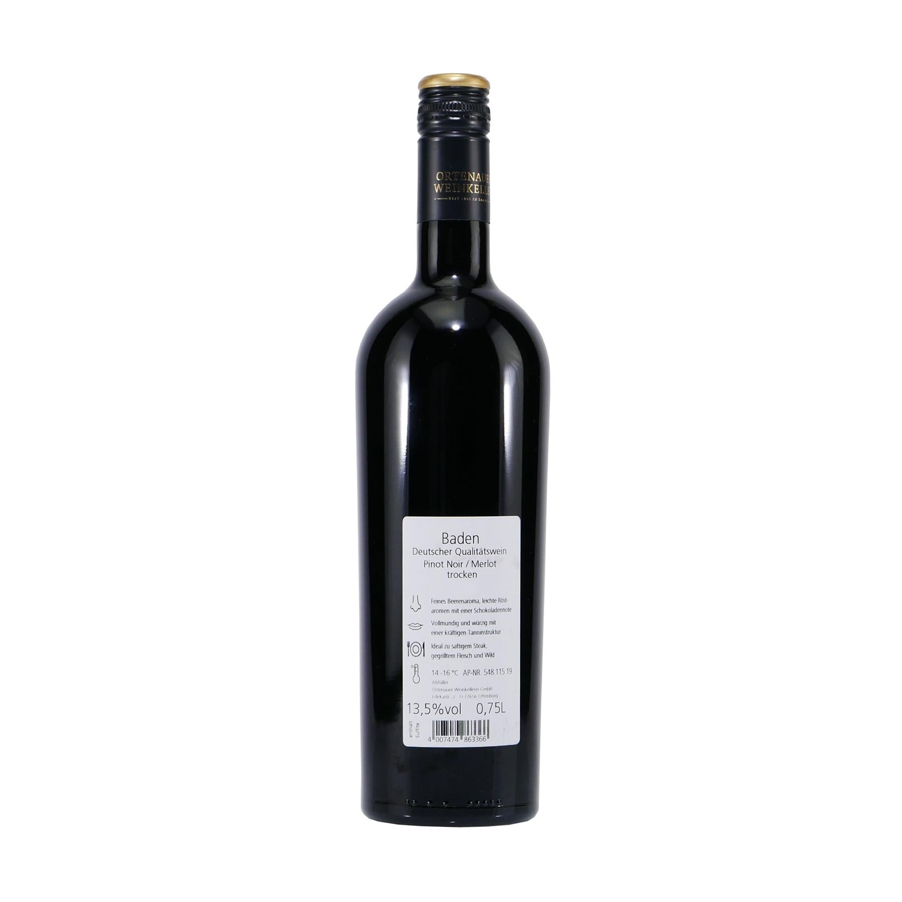 Pinot Noir & Merlot Rotwein -trocken- (6 x 0,75L)