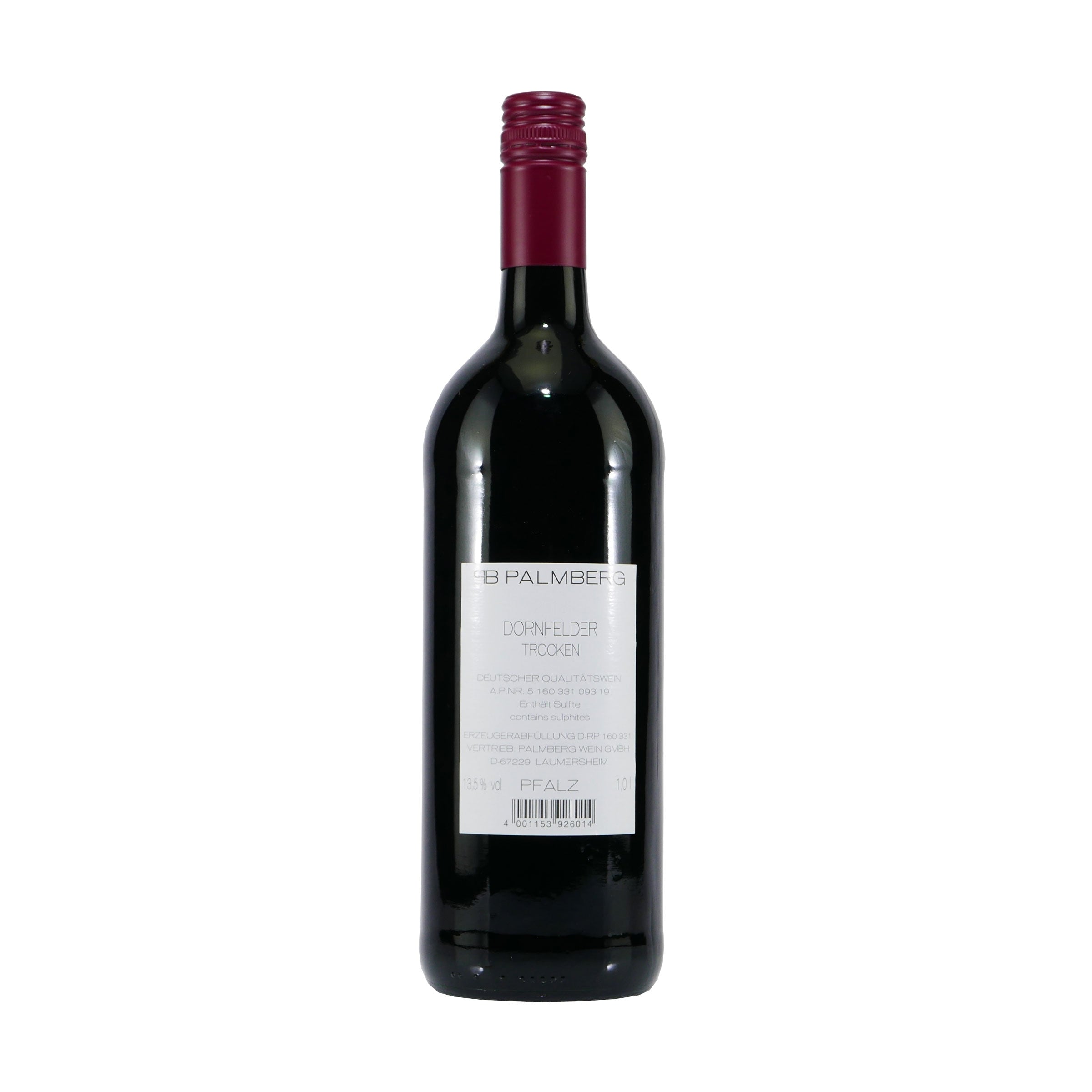 Palmberg Dornfelder QbA -trocken- (6 x 1,0L)