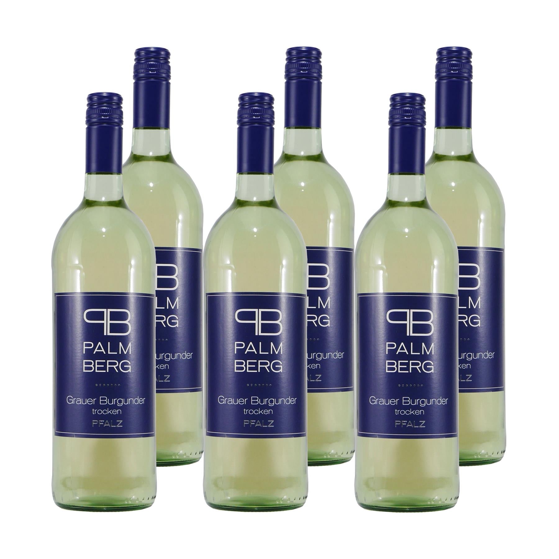 Palmberg Grauer Burgunder QbA  Pfalz (6 x 1,0L)