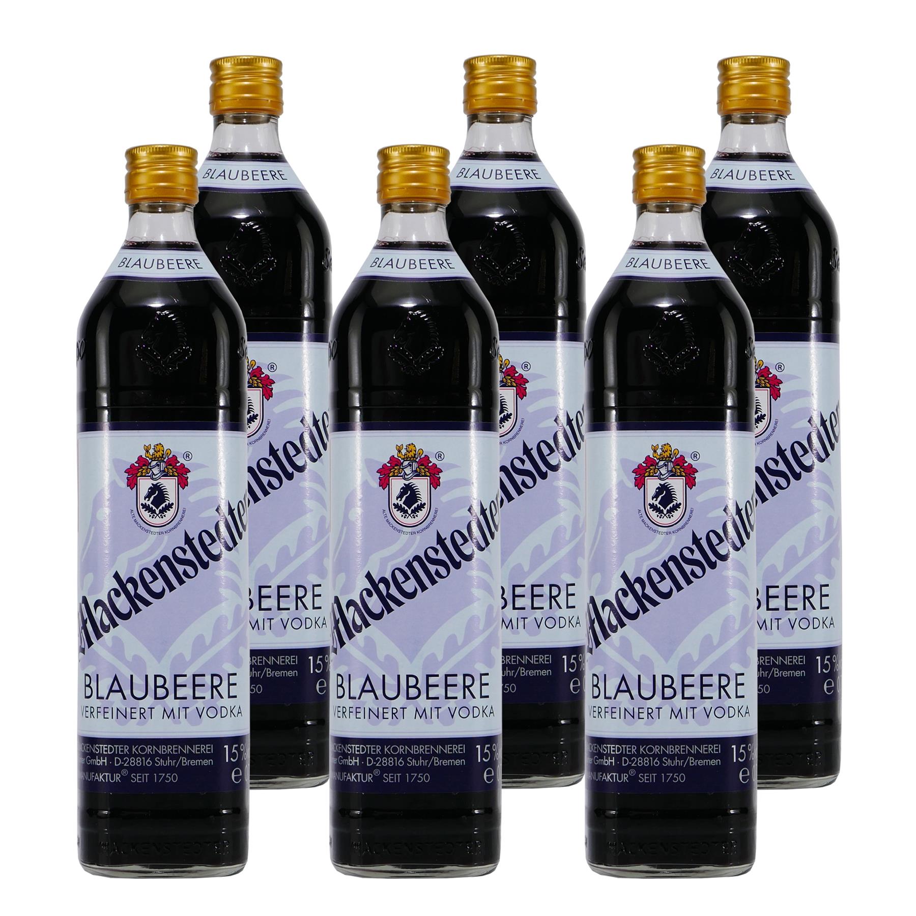 Mackenstedter Blaubeere Likör (6 x 0,7L)