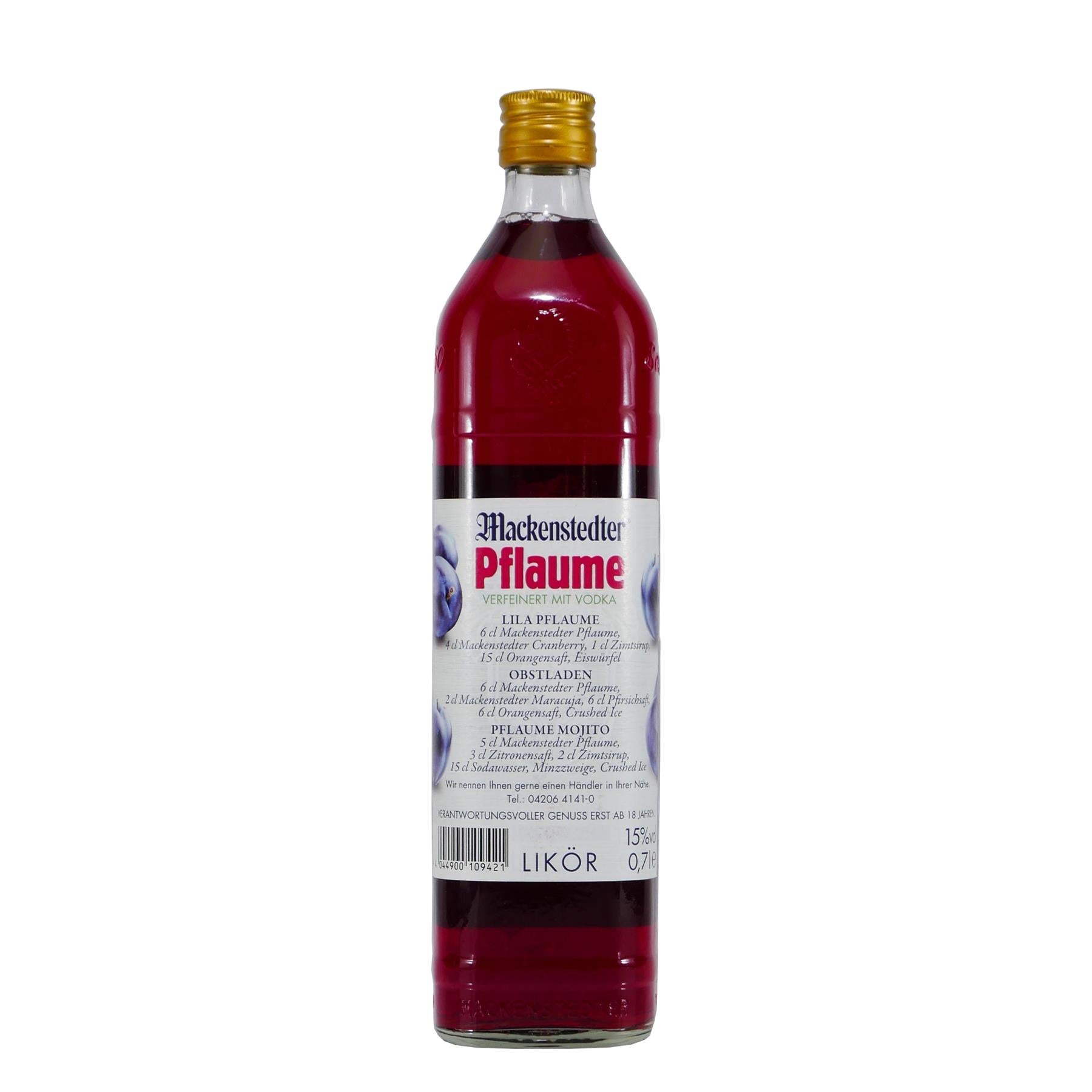 Mackenstedter Pflaume Likör (6 x 0,7L)