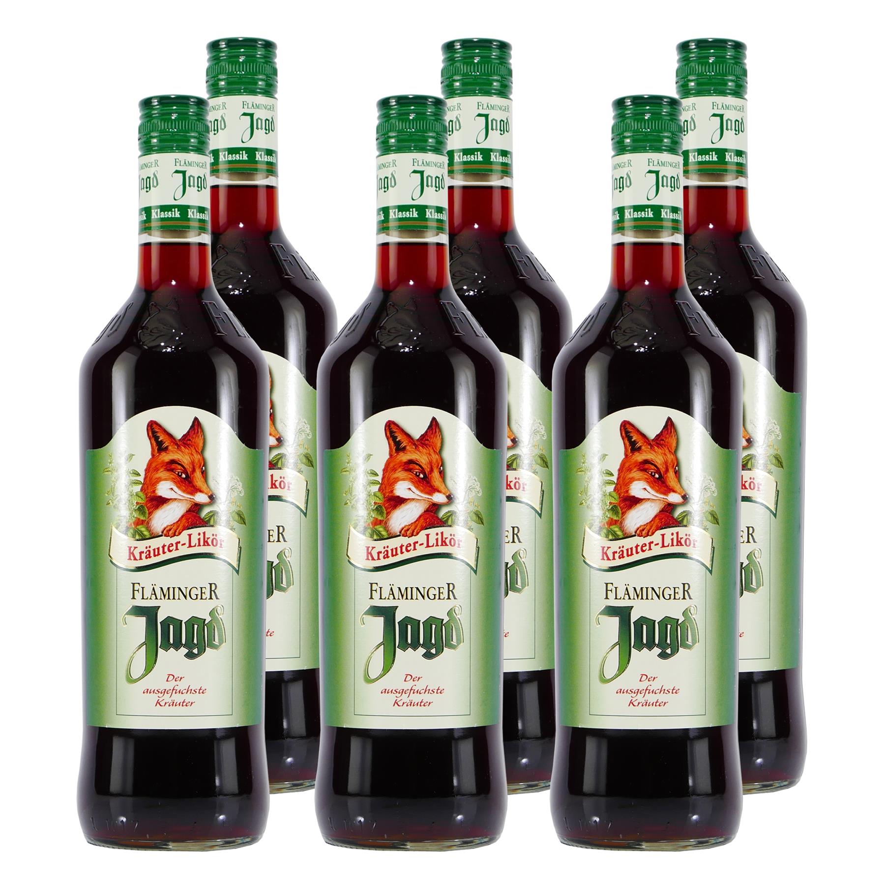 Fläminger Jagd Kräuter-Likör (6 x 1,0L)