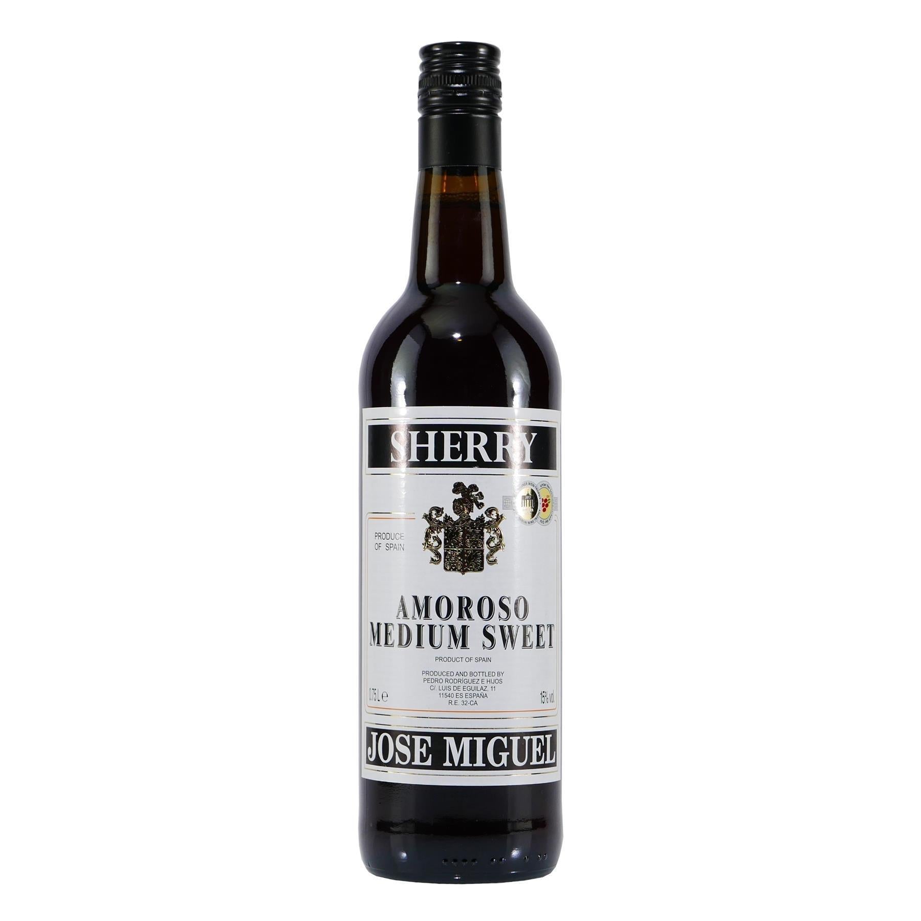 Jose Miguel Sherry -Amoroso Medium Sweet- mit Geschenk-HK