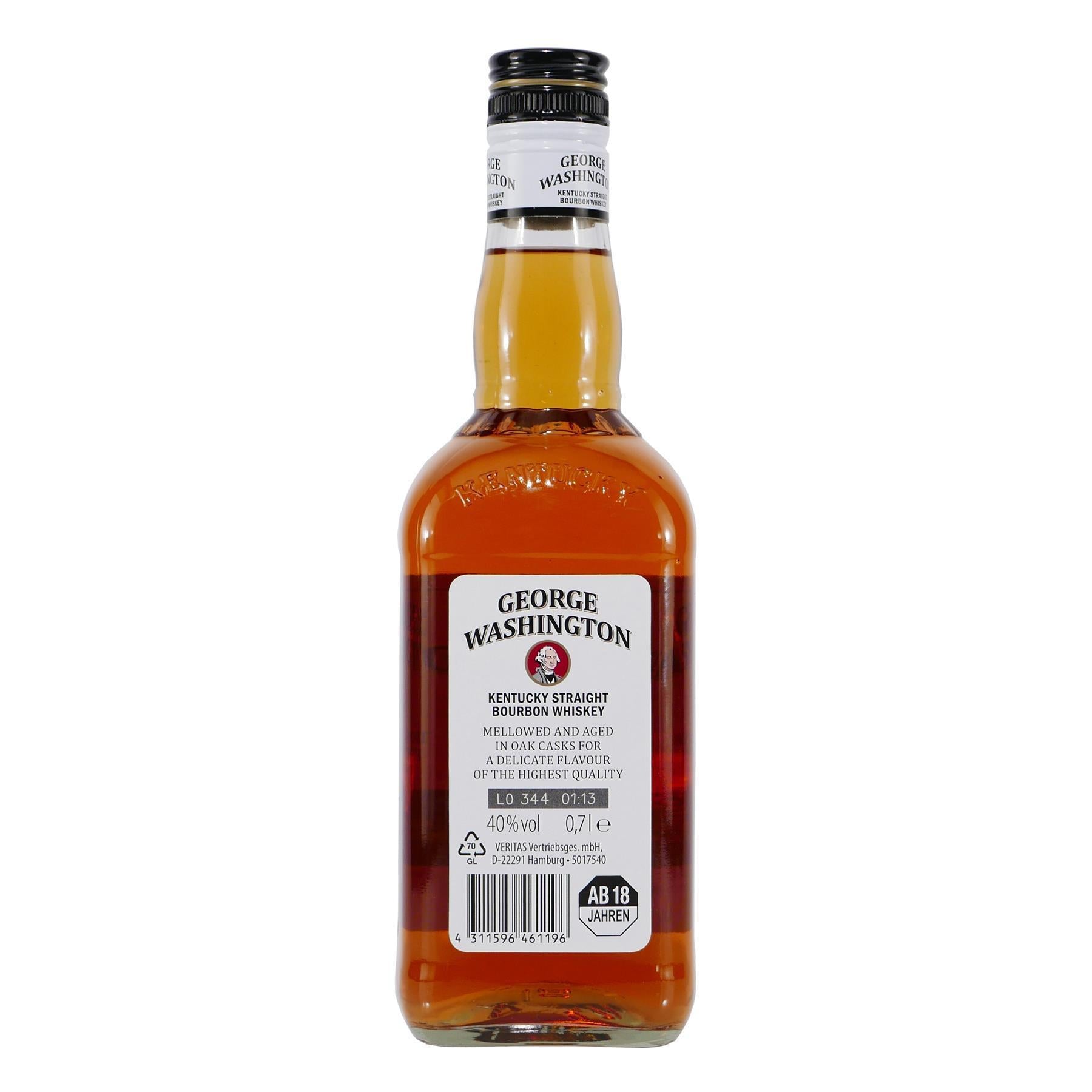 George Washington Bourbon Whiskey mit Geschenk-HK