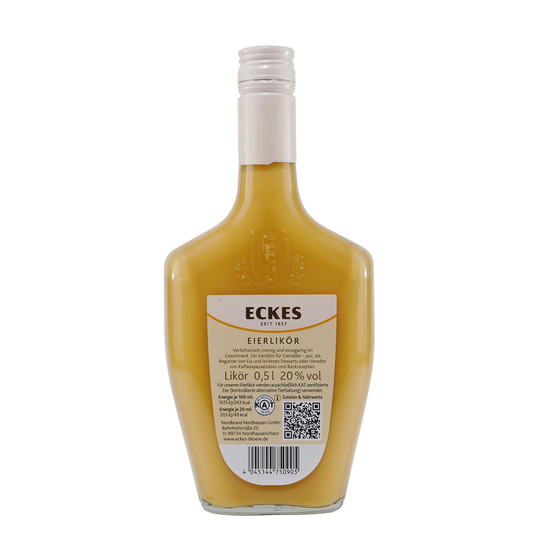 Eckes Edler Eierlikör mit Geschenk-Holzkiste