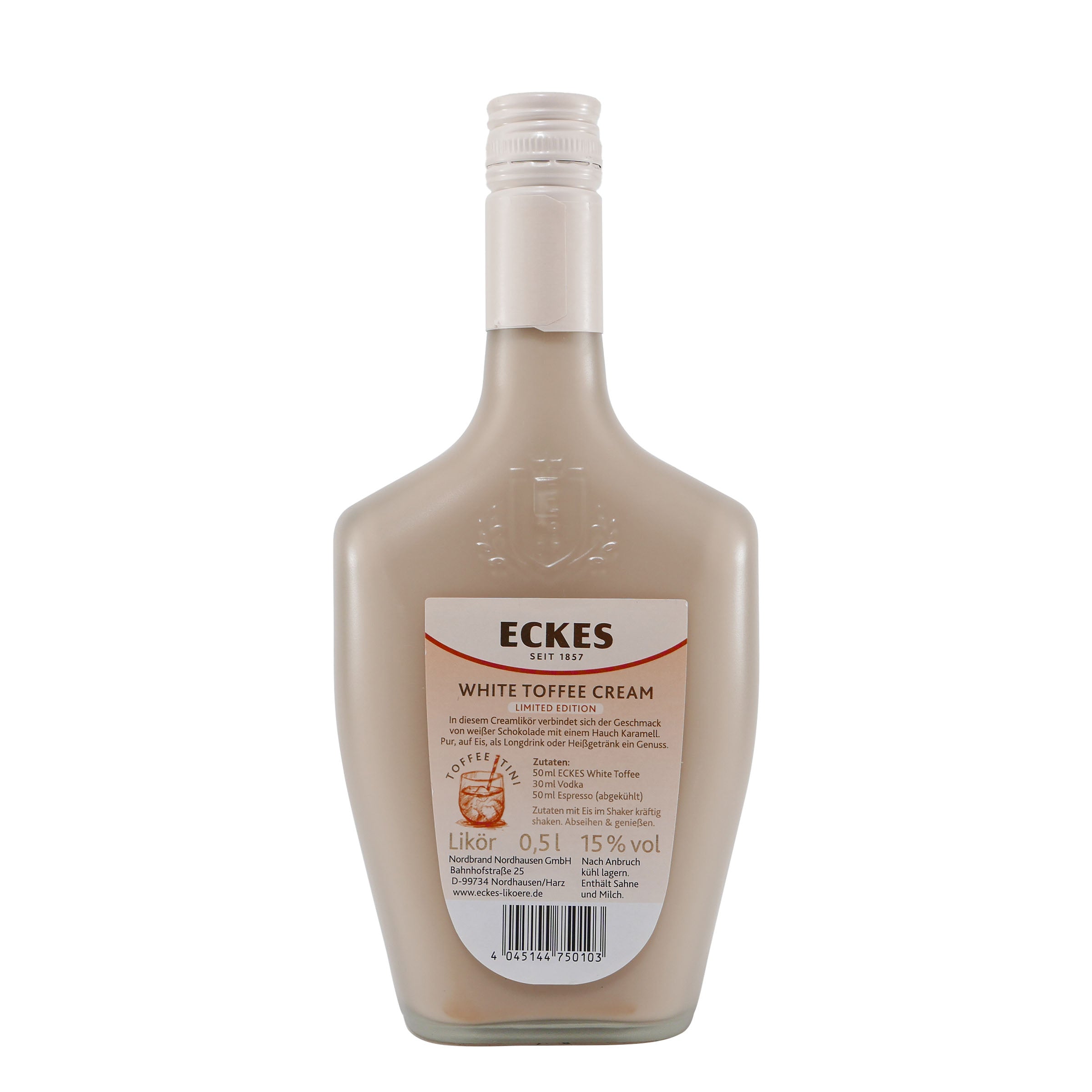 Eckes White Toffee Cream Likör (6 x 0,5L)