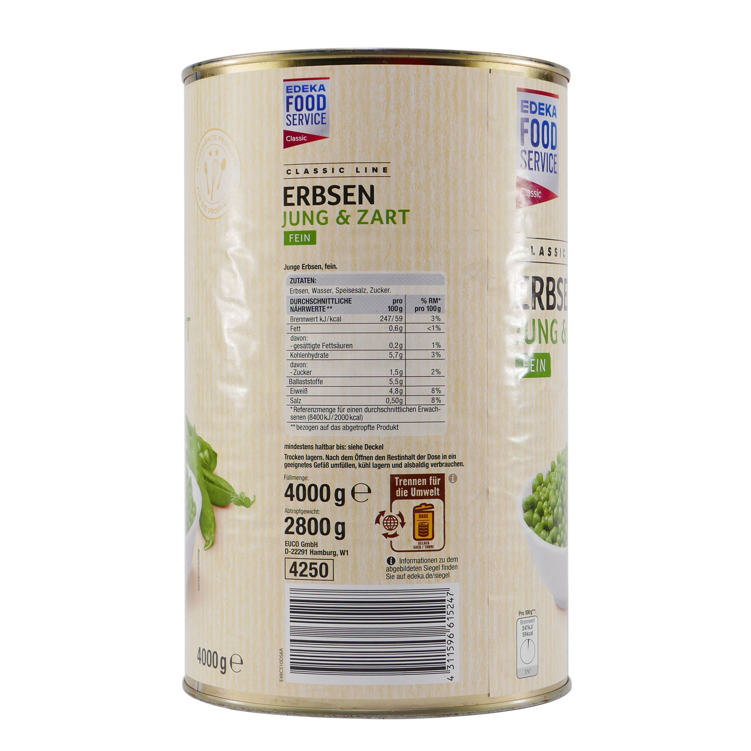 Classic Line Erbsen 4,0KG