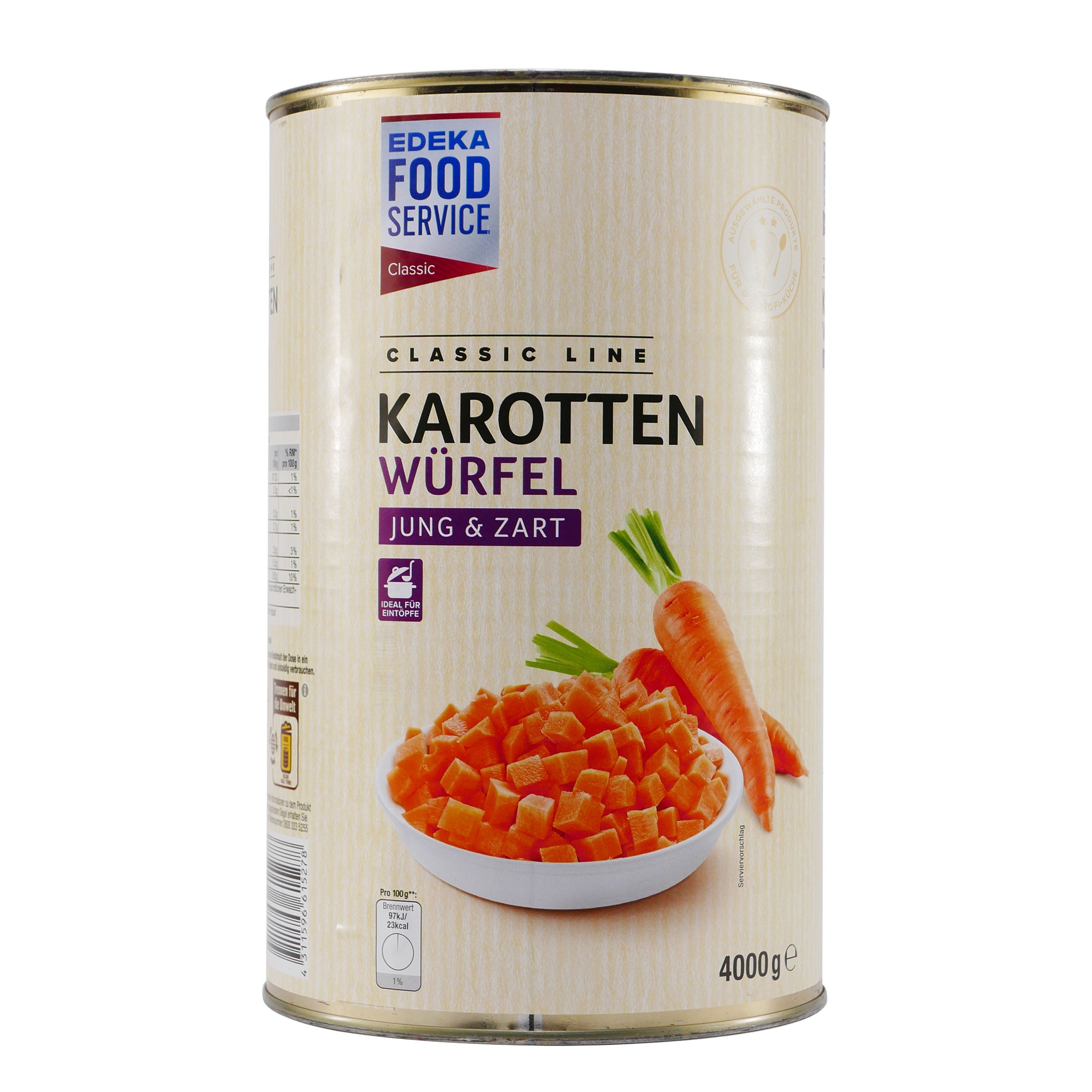 Classic Line Karotten-Würfel 4,0KG