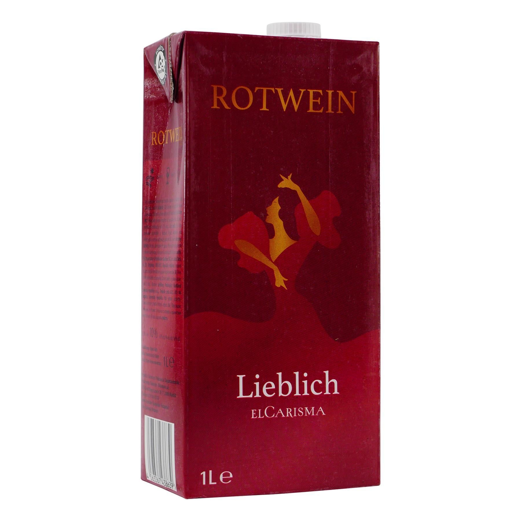 EL Carisma Rotwein -lieblich- 1,0L