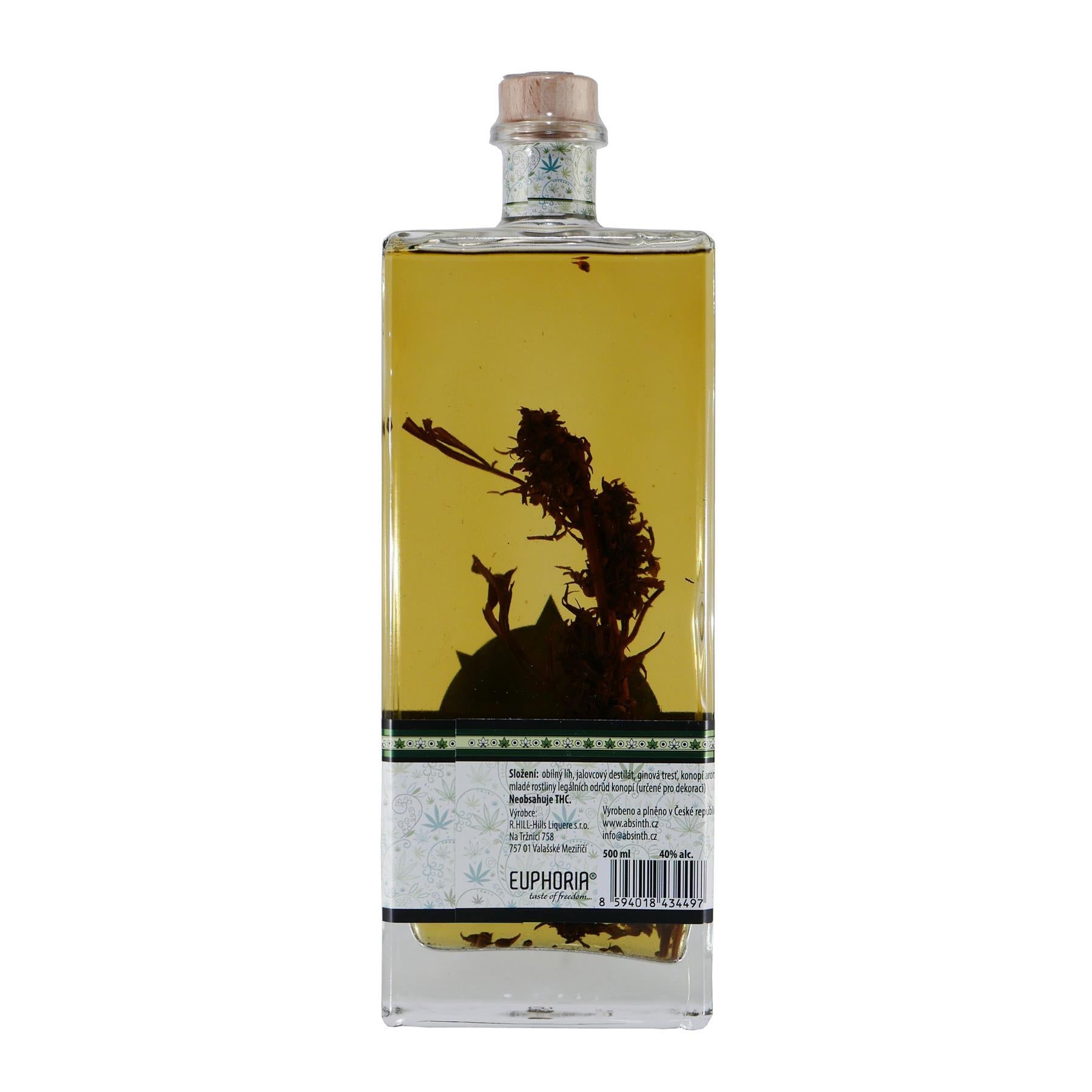 Euphoria Cannabis Gin mit Geschenk-Holzkiste