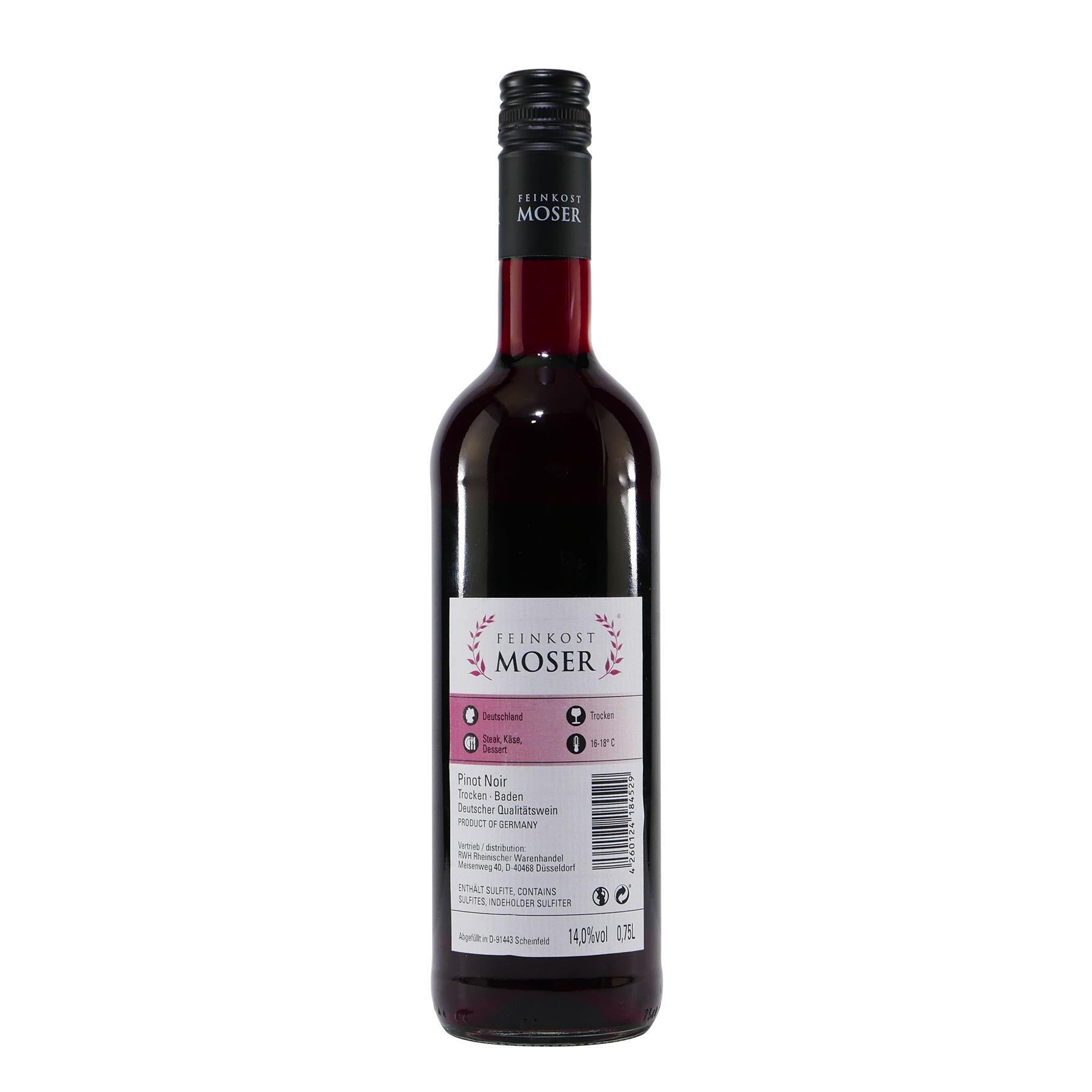 Feinkost Moser Pinot Noir -trocken- (6 x 0,75L)
