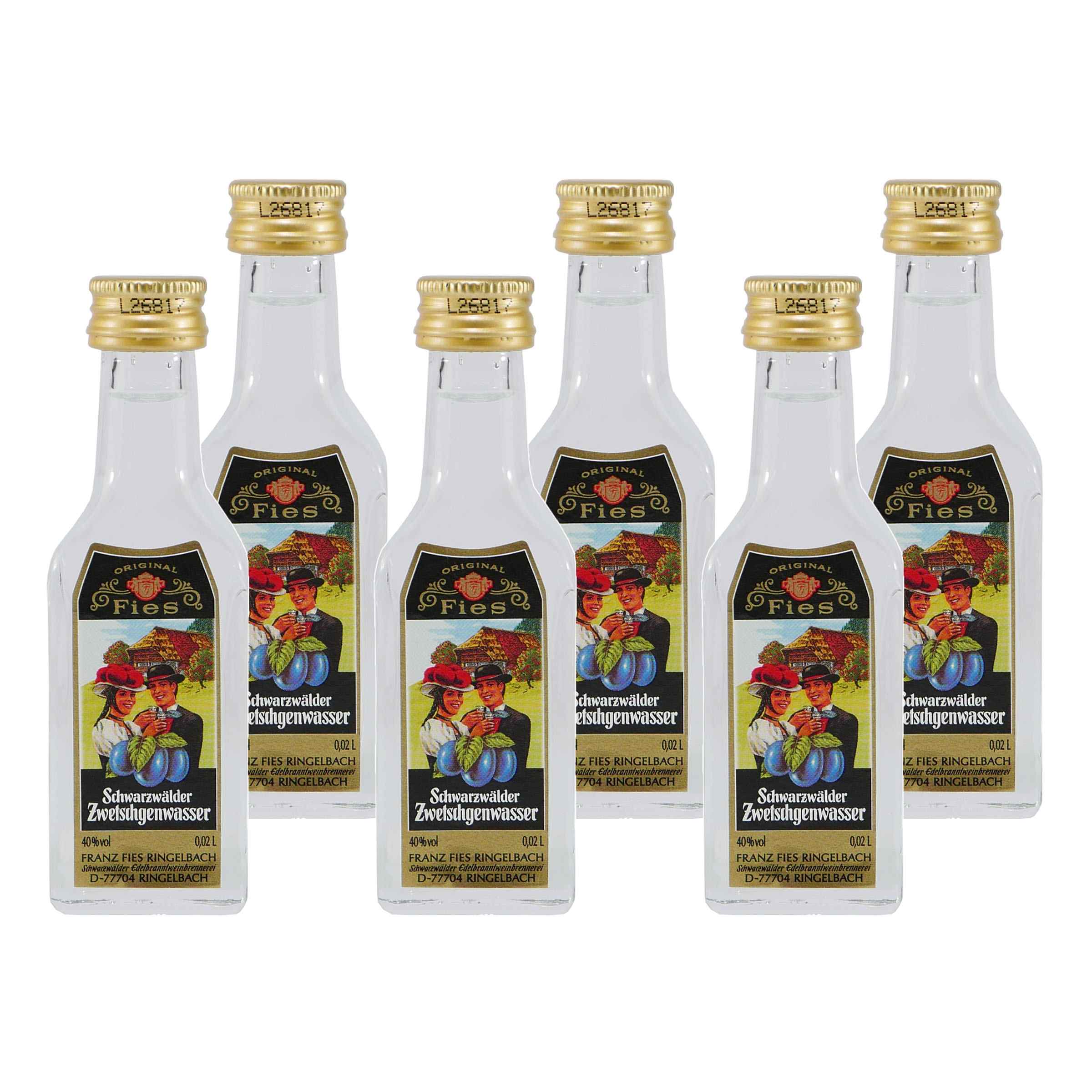 Fies Schwarzwälder Zwetschgenwasser (30 x 0,02L)