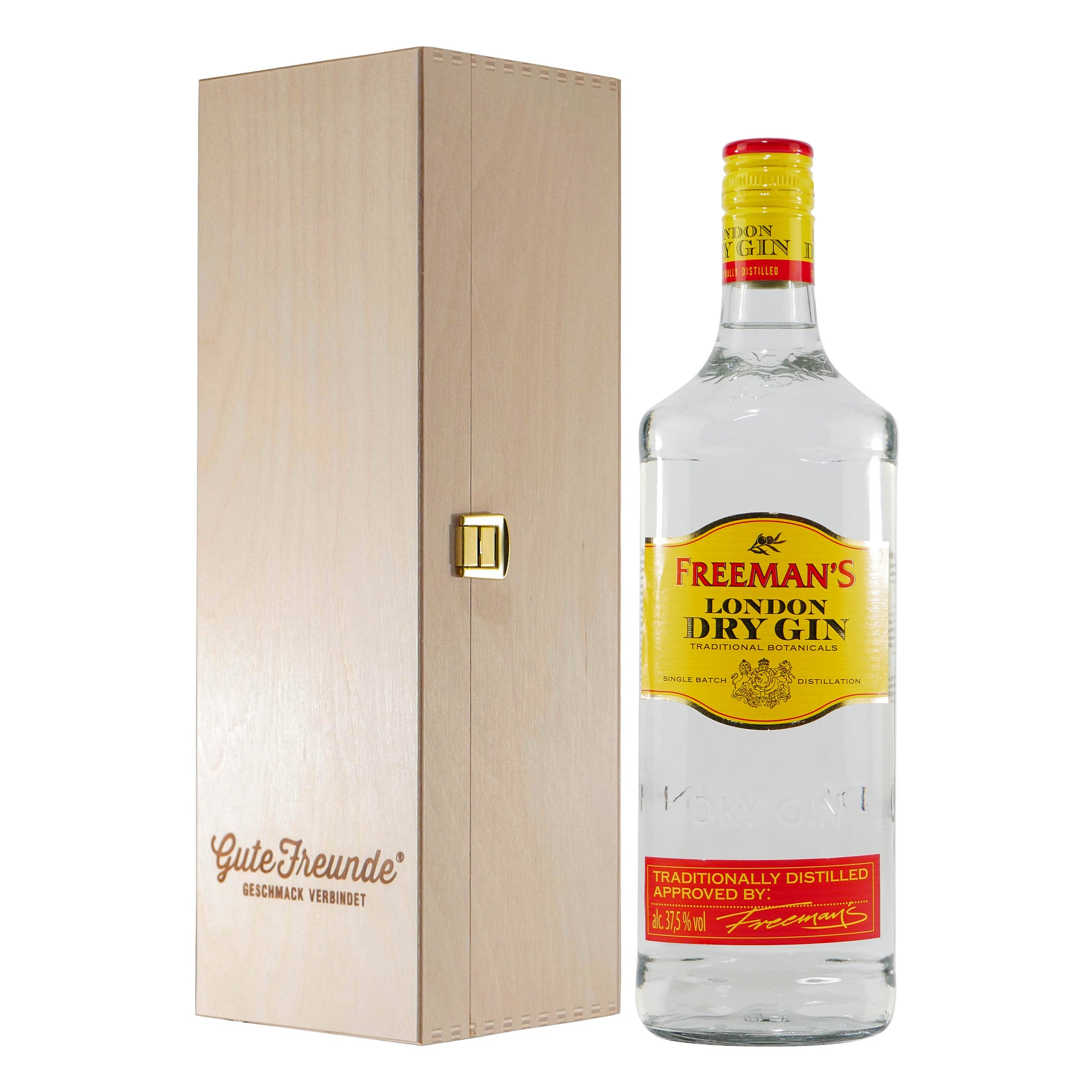 Freeman´s London Dry Gin mit Geschenk-Holzkiste