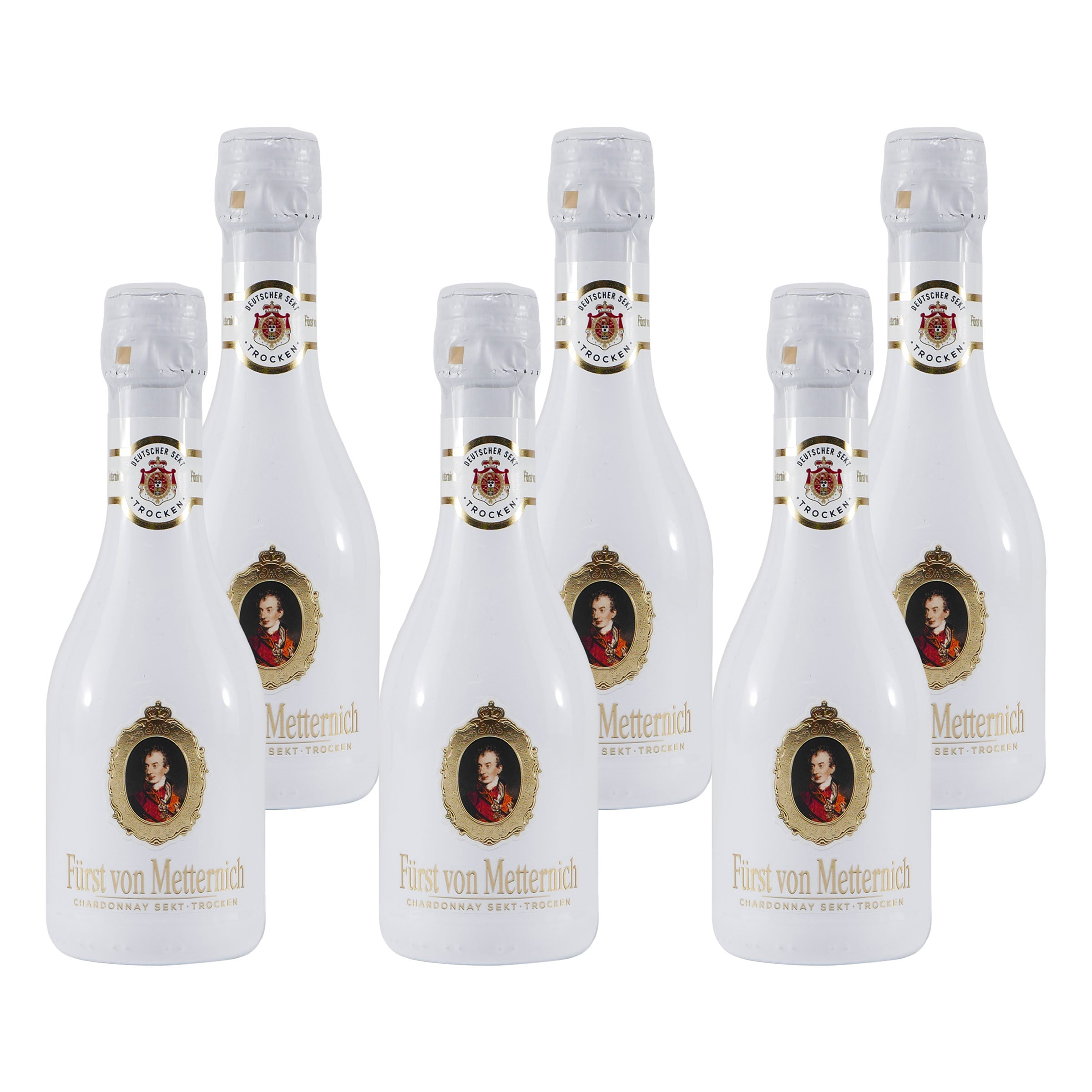 Fürst von Metternich mit Chardonnay Sekt Perlage - feiner eleganter Schaumwein