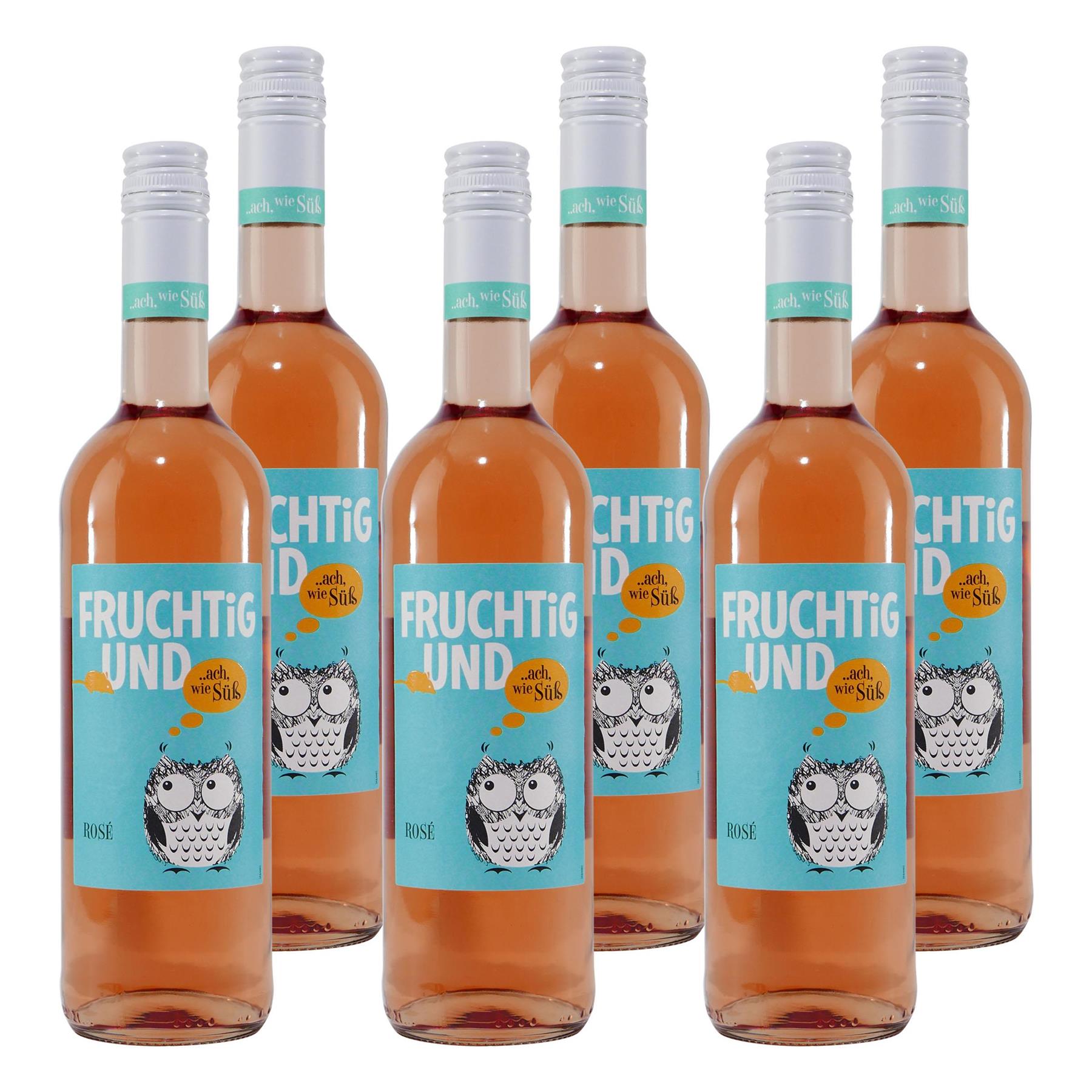 Fruchtig und ... ach wie Süß Roséwein -lieblich- (6 x 0,75L)