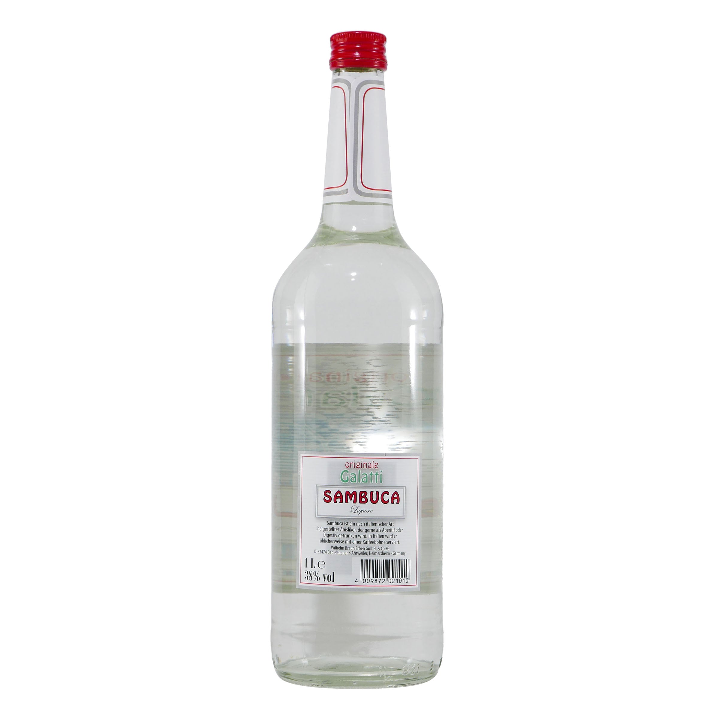 Galatti Sambuca Anislikör mit Geschenk-Holzkiste