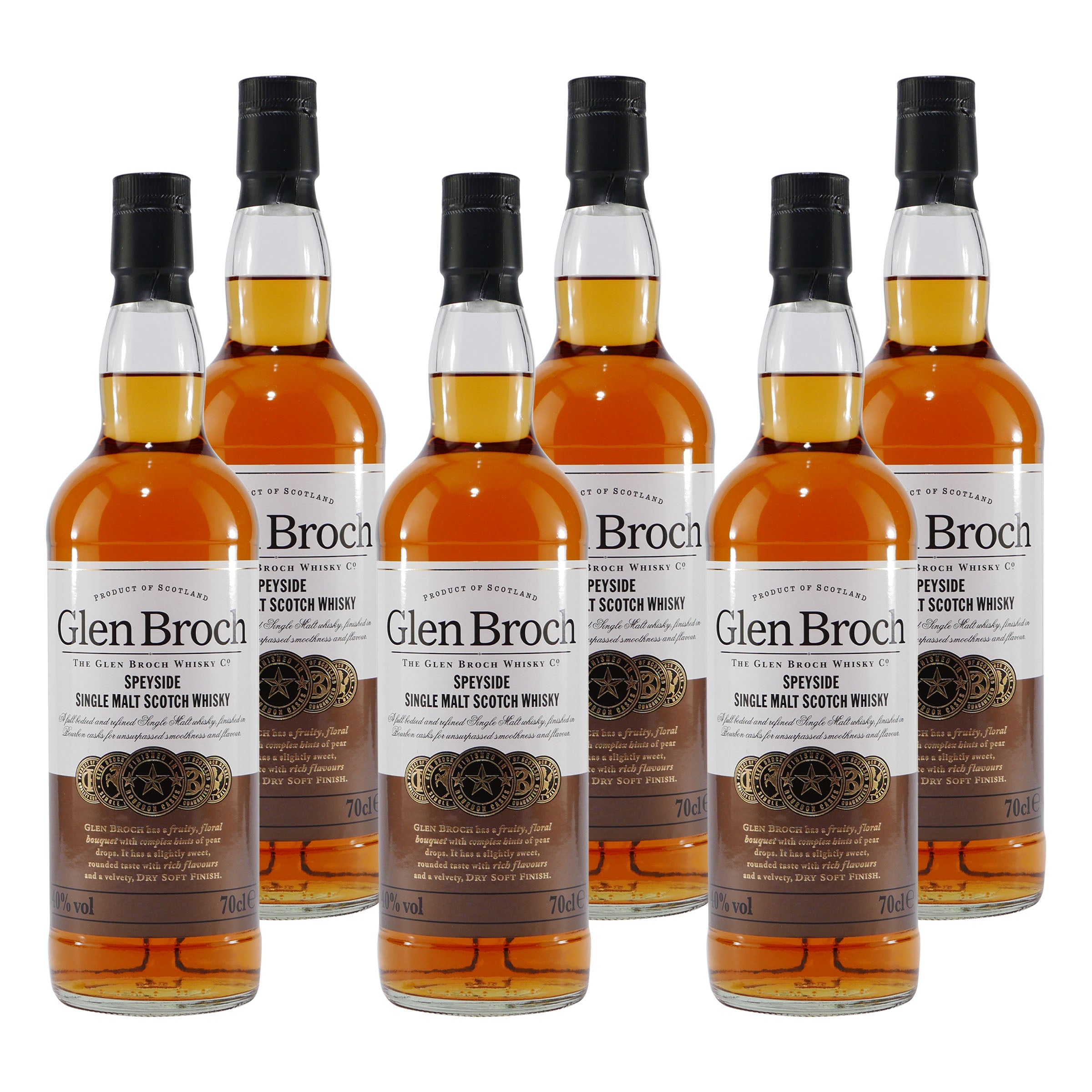 Glen Broch Speyside Single Malt Scotch Whisky (6 x 0,7L)