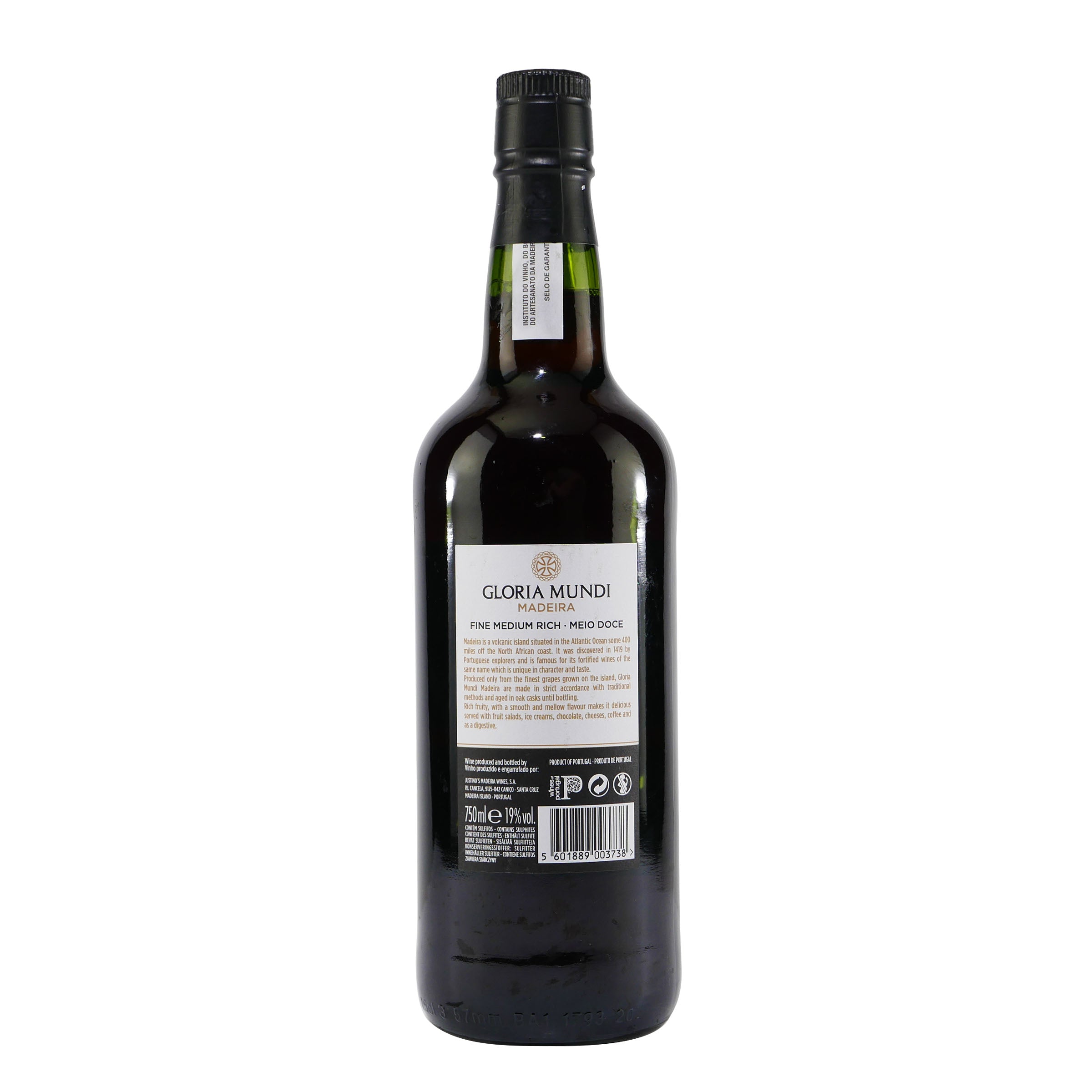 Gloria Mundi Madeira -Fine Medium Rich-