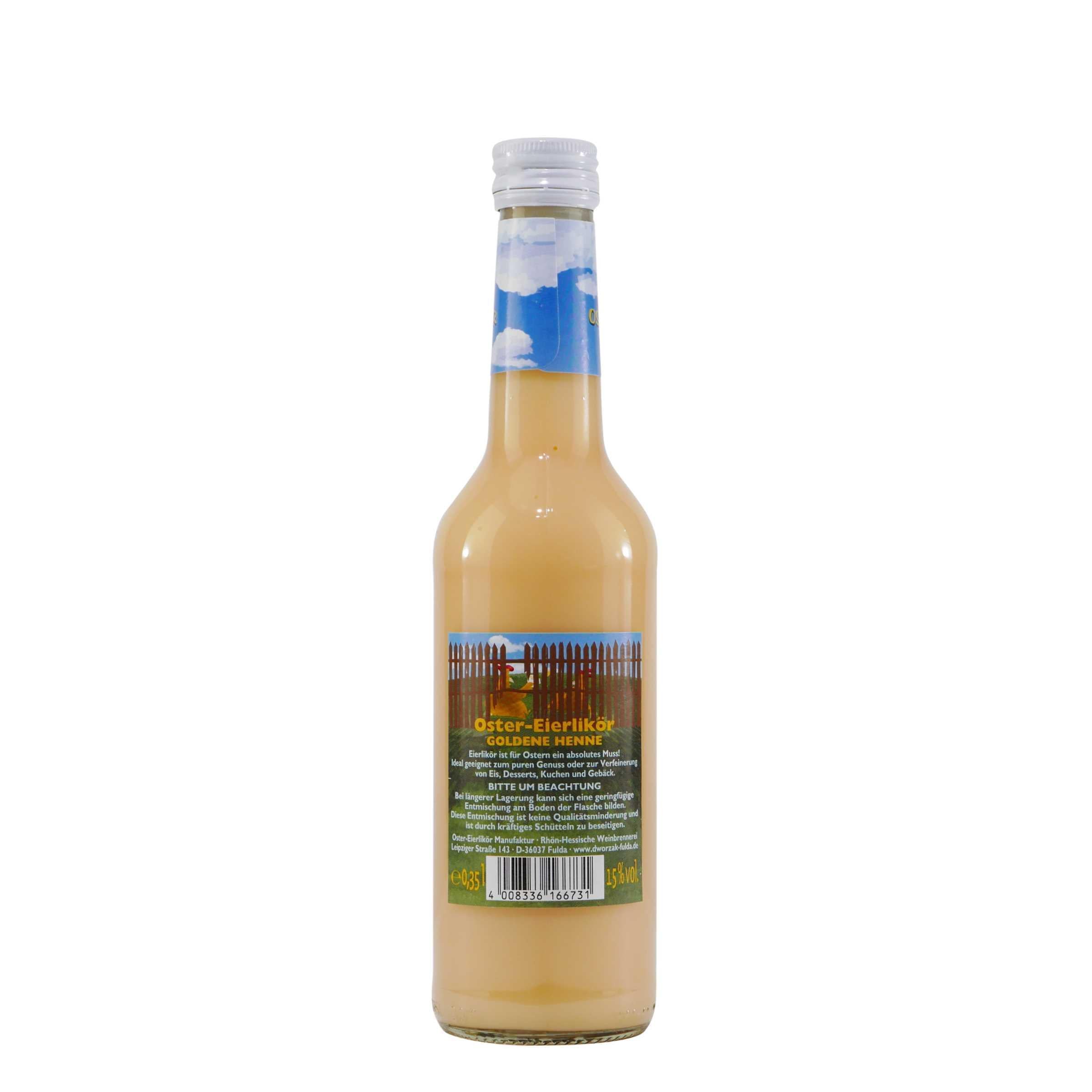 Goldene Henne Eierlikör mit Geschenk-Holzkiste