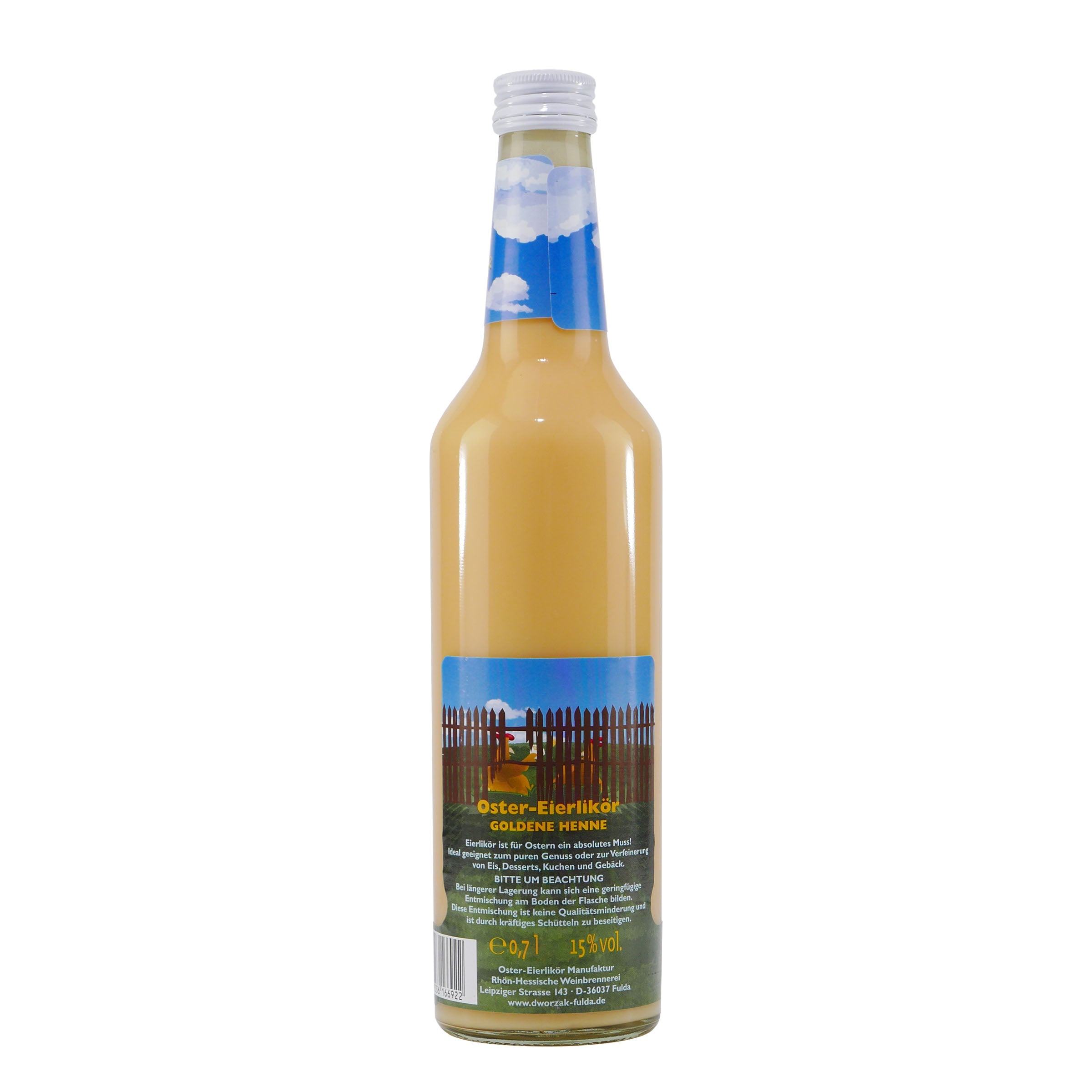 Goldene Henne Eierlikör mit Geschenk-Holzkiste