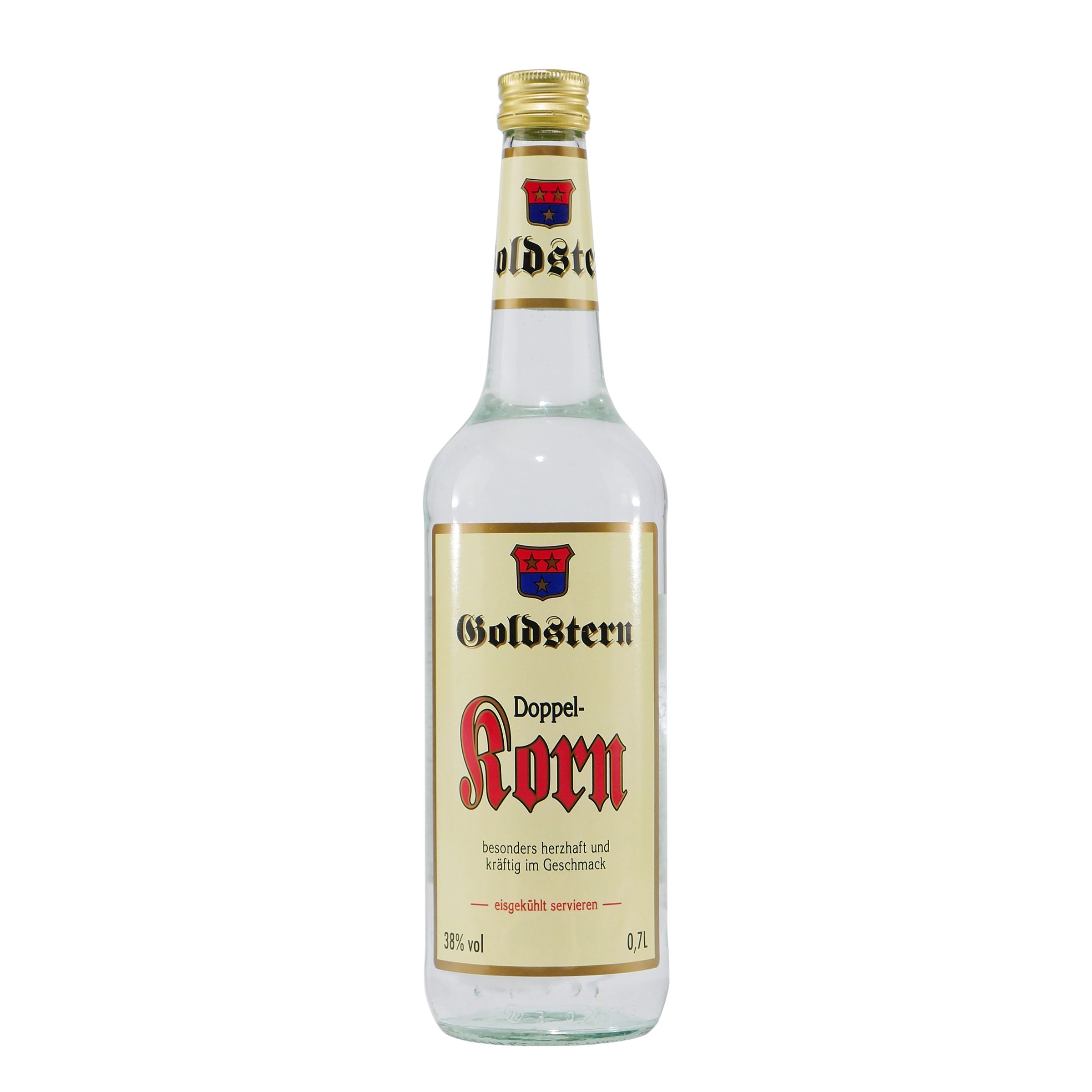 Goldstern Doppelkorn mit Geschenk-Holzkiste