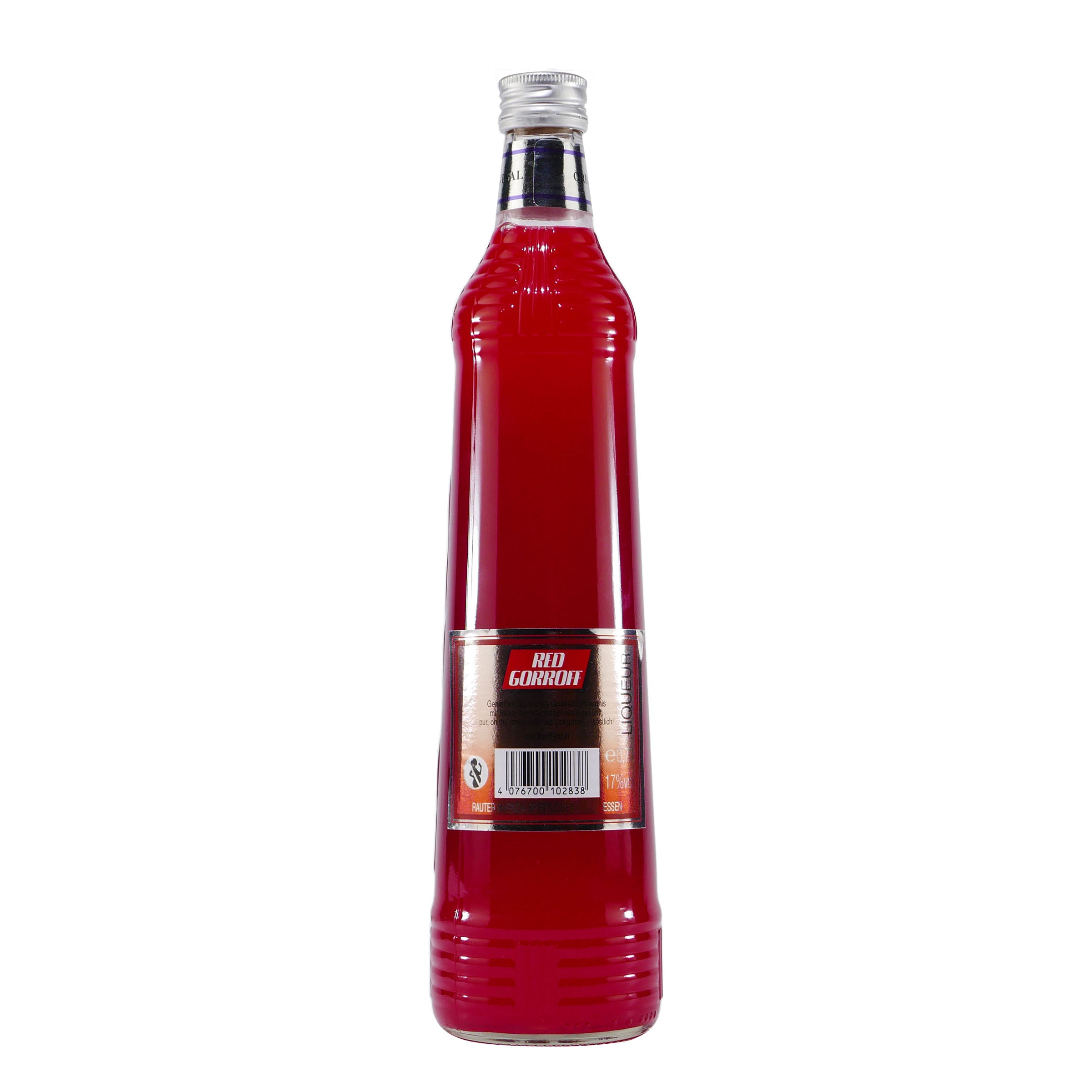 Gorroff Red Likör und Wodka mit Geschenk-Holzkiste