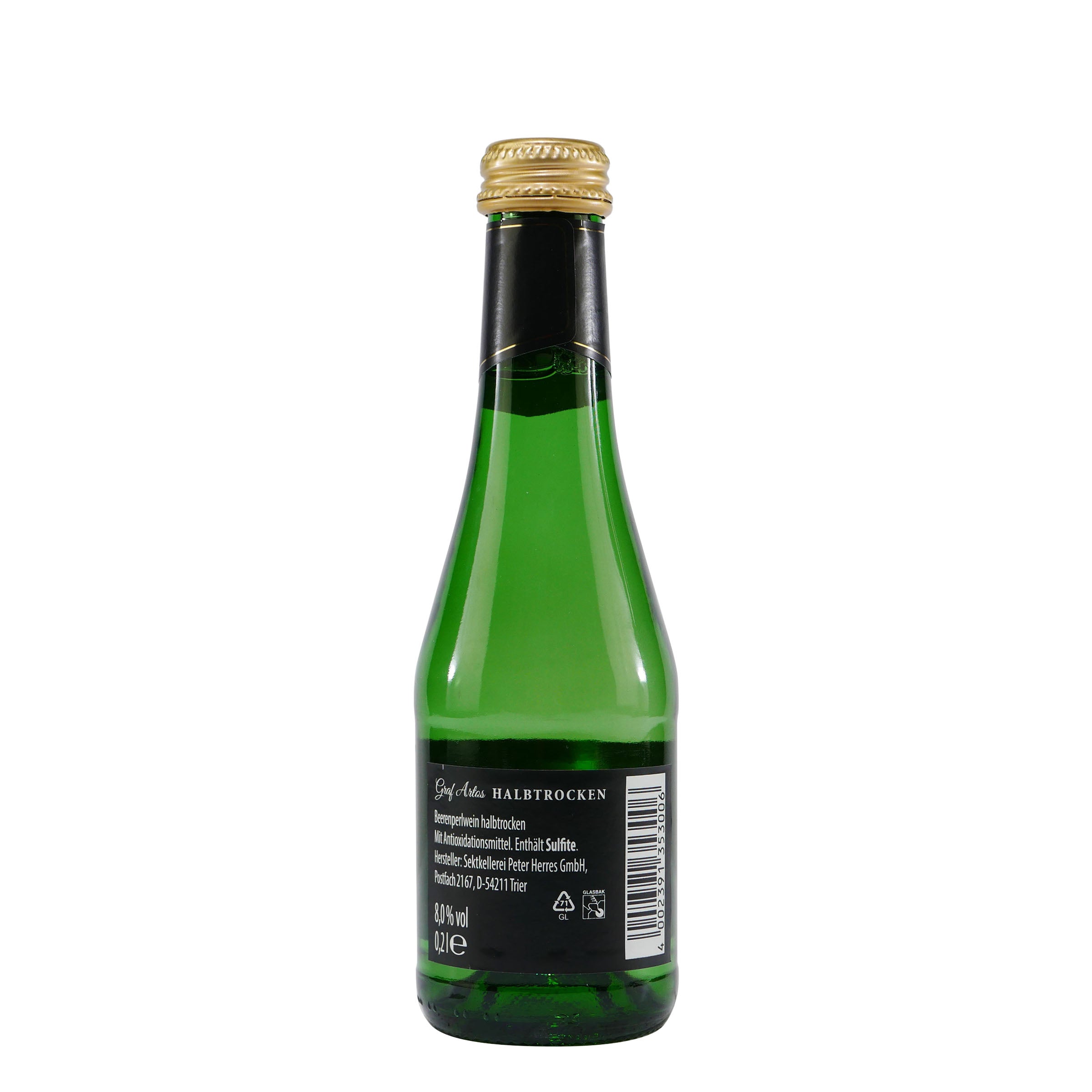 Graf Artos Beerenperlwein -halbtrocken- (24 x 0,2L)