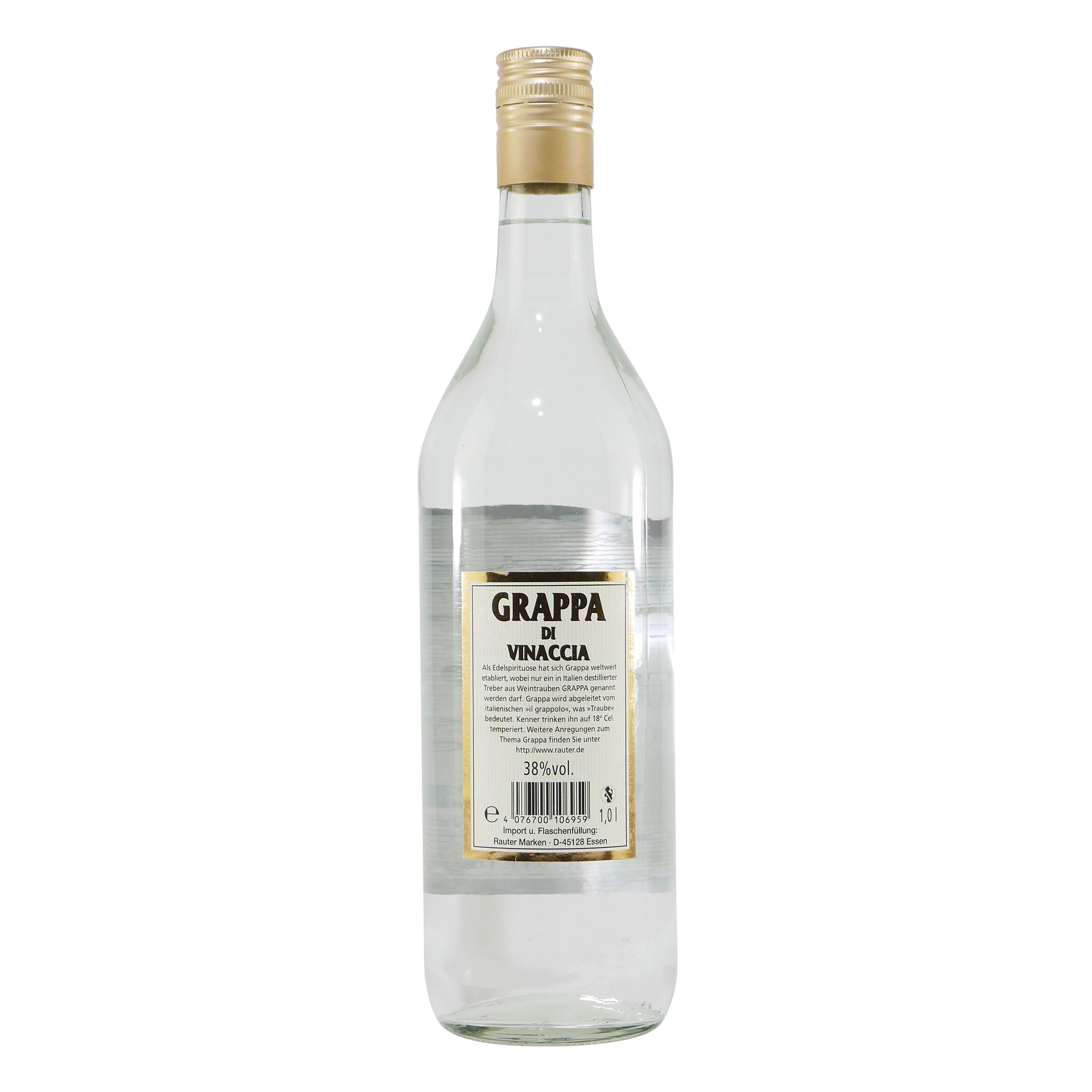 Grappa di Vinaccia Bianca 1,0L