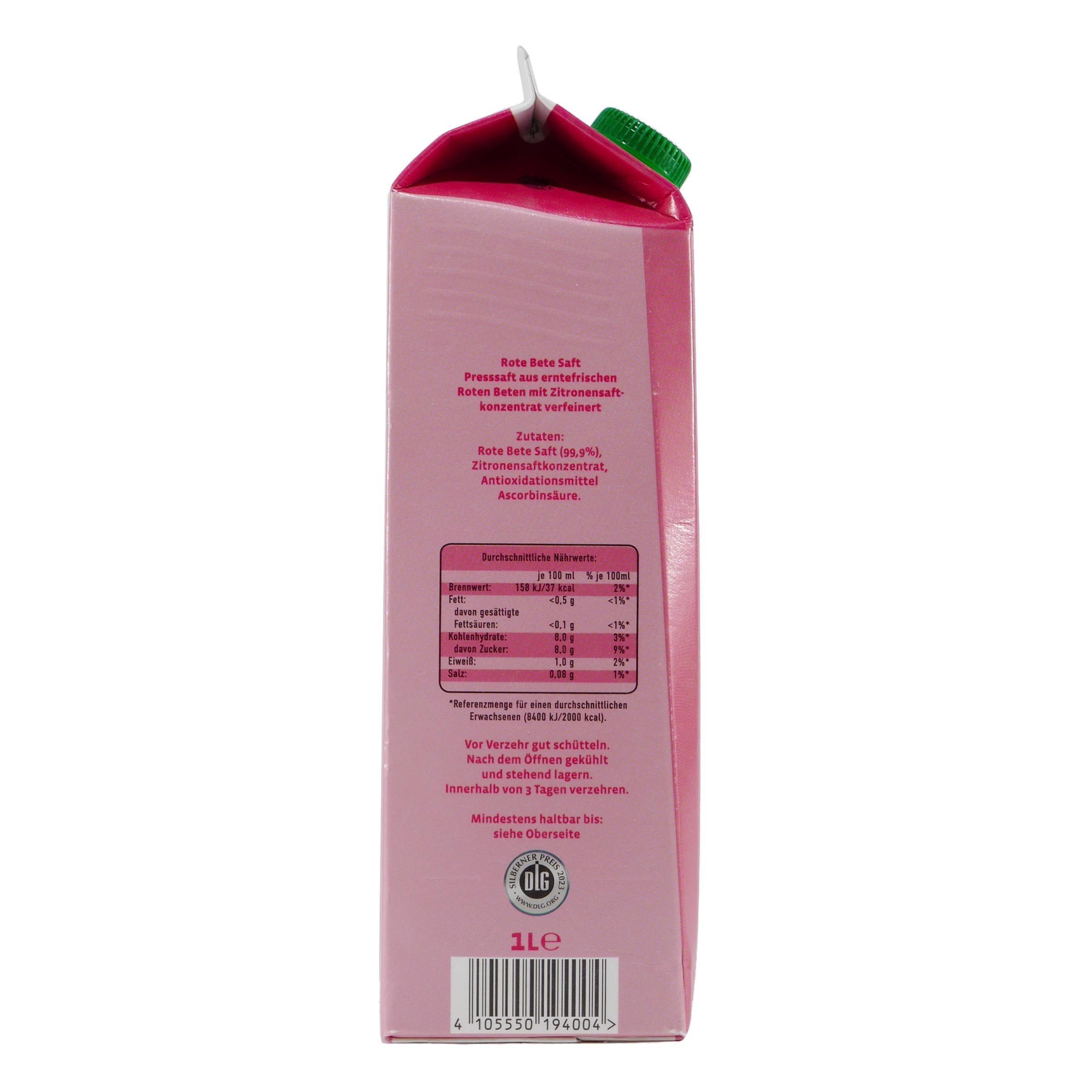 Grünfink Rote Bete Saft ( (8 x 1,0L)