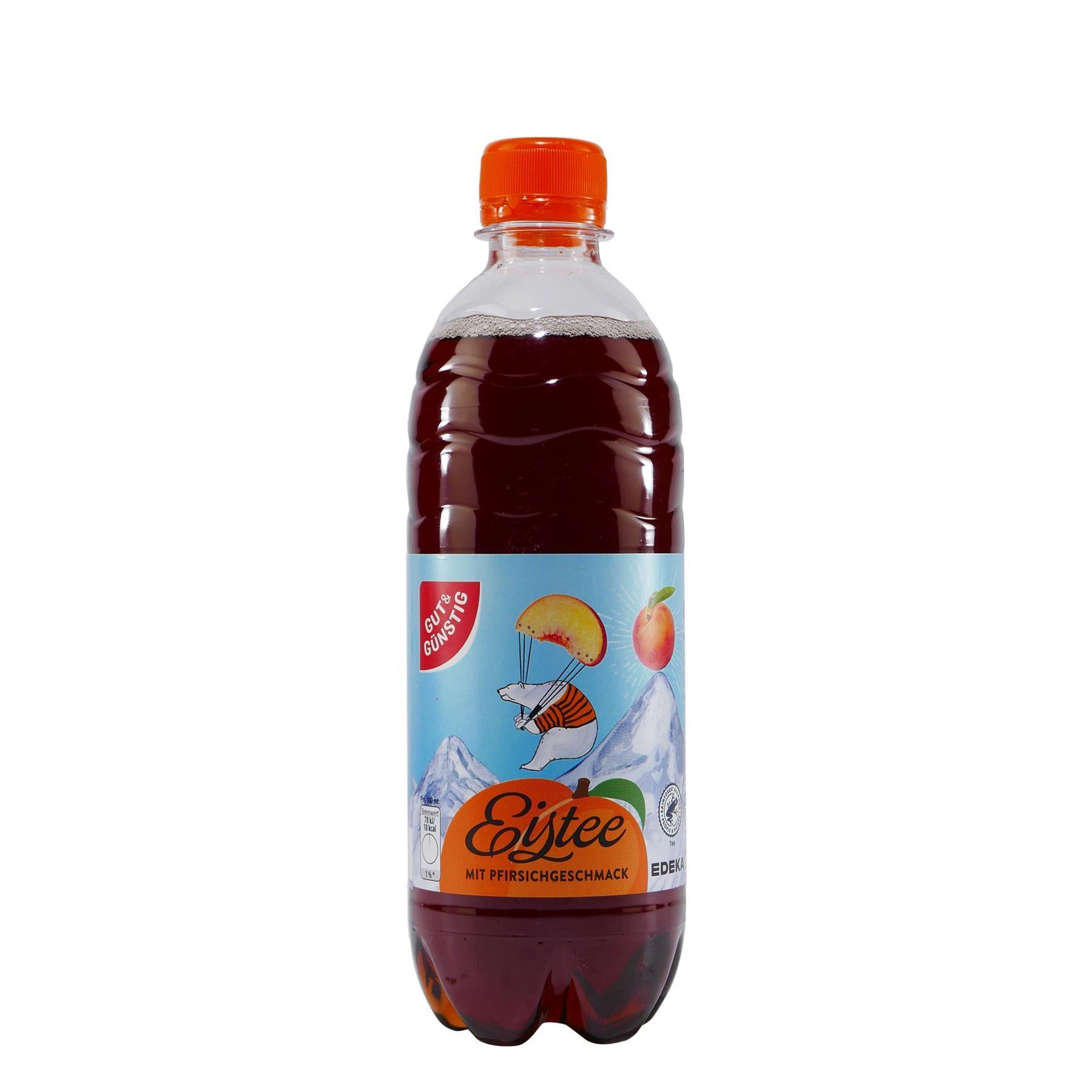 Gut & Günstig Eistee Pfirsich (6 x 0,5L)