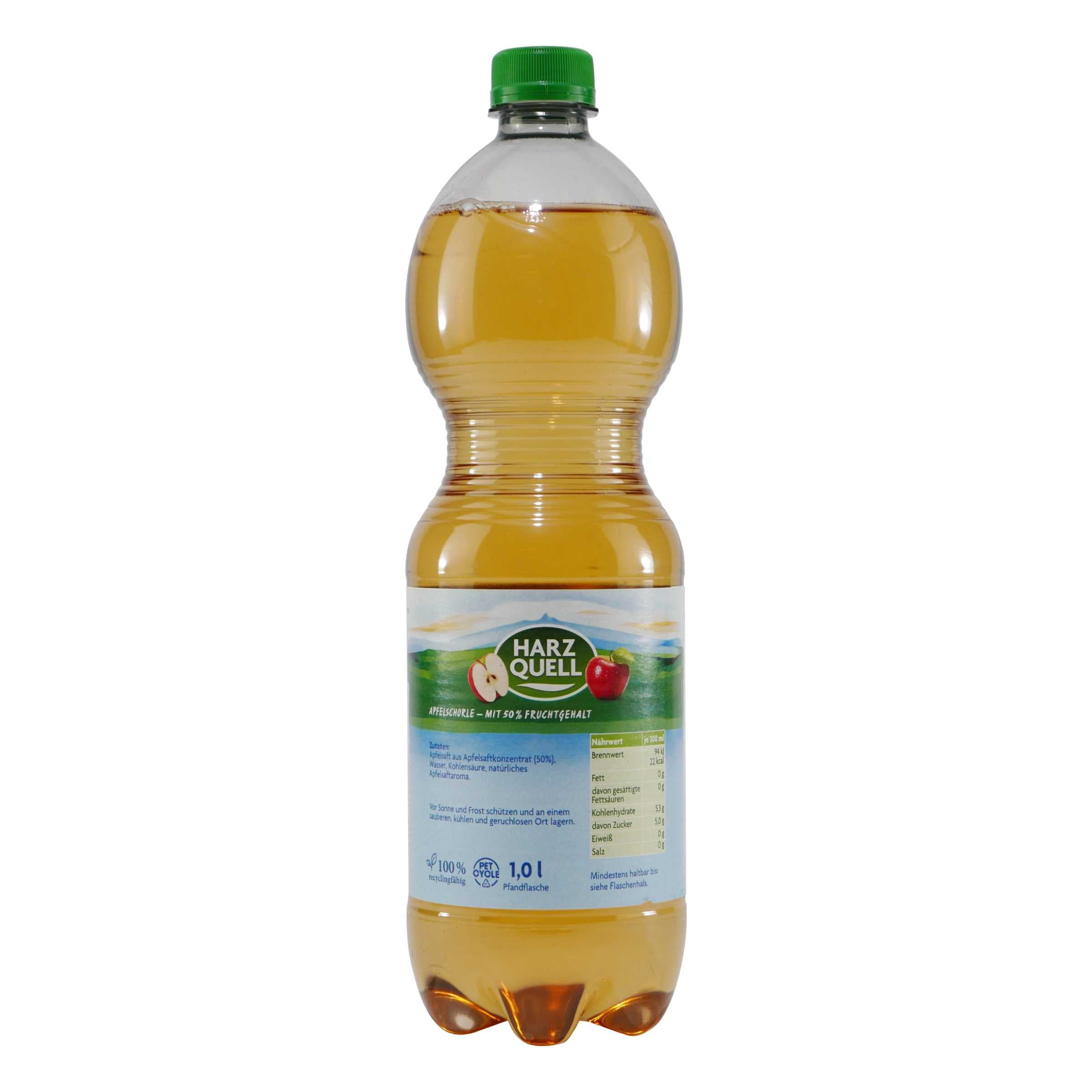 Harzquell Apfelschorle (12 x 1,0L)