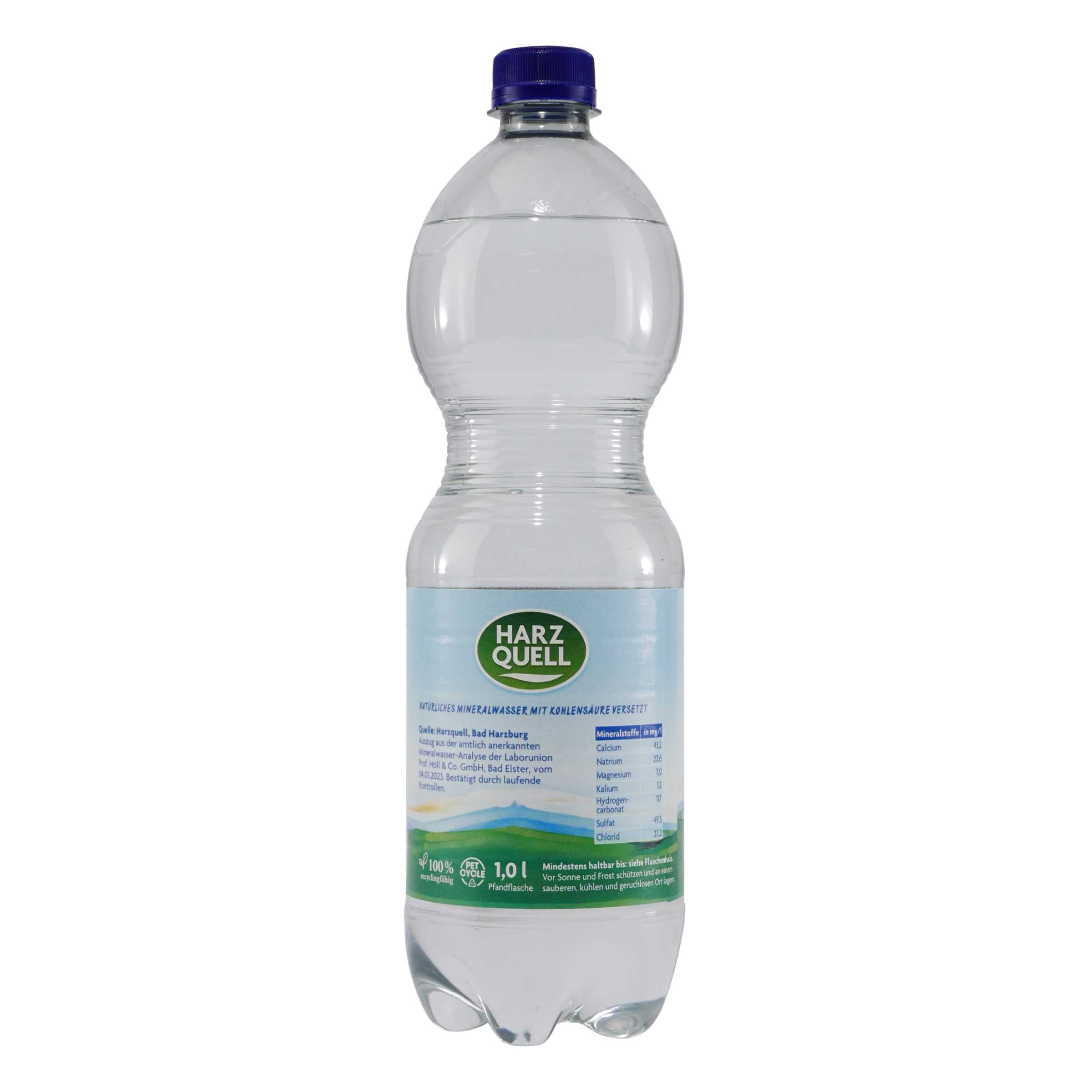 Harzquell Mineralwasser -Classic- (12 x 1,0L)