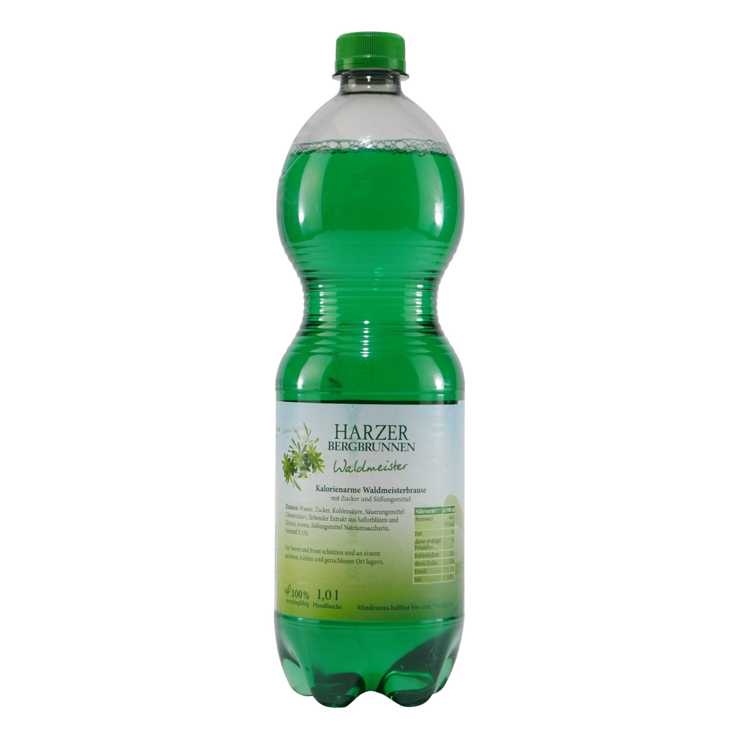 Harzer Bergbrunnen Waldmeister-Brause (6 x 1,0L)